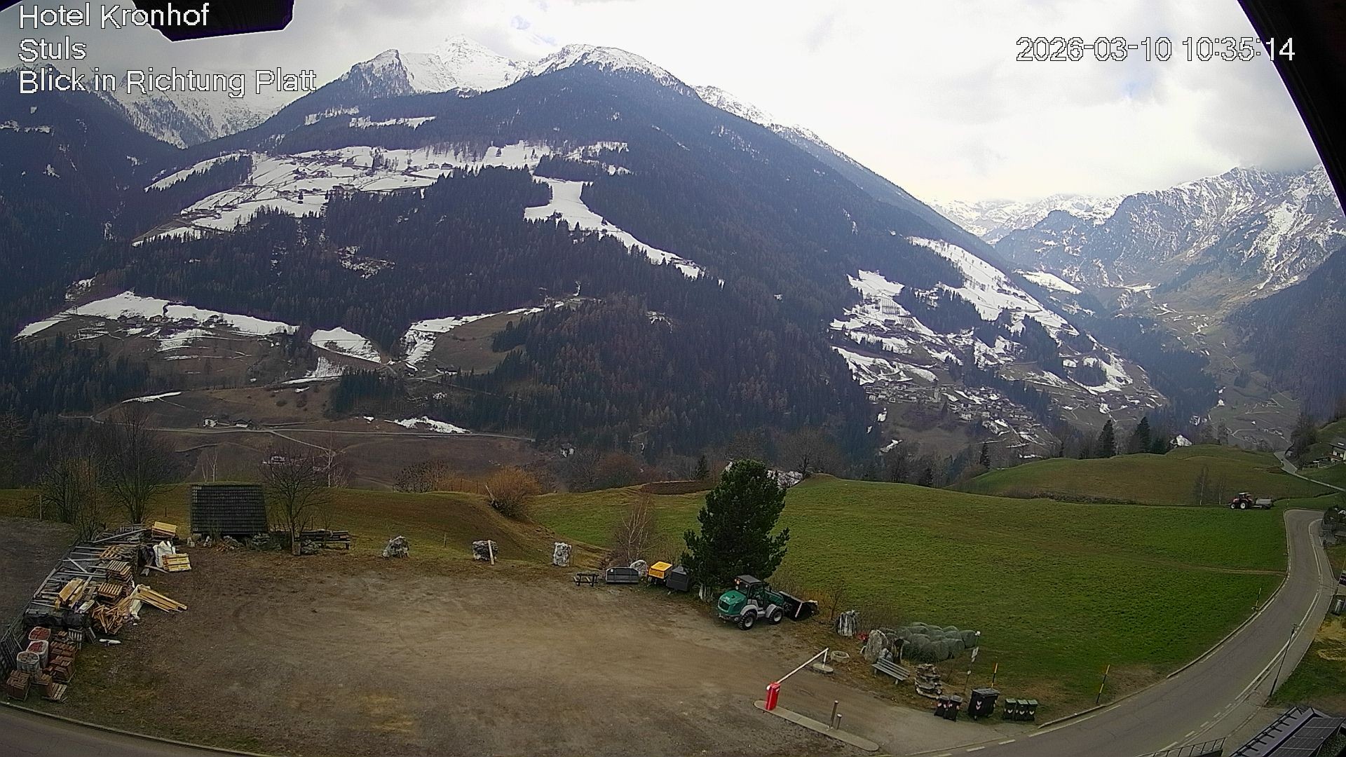 Archiv Foto Webcam Passeiertal: Hotel Kronhof in Stuls