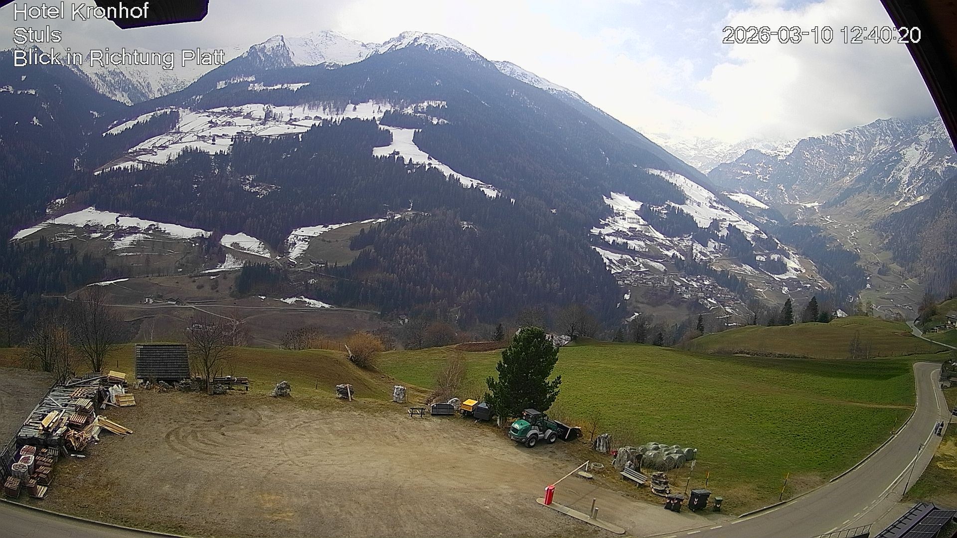 Archiv Foto Webcam Passeiertal: Hotel Kronhof in Stuls
