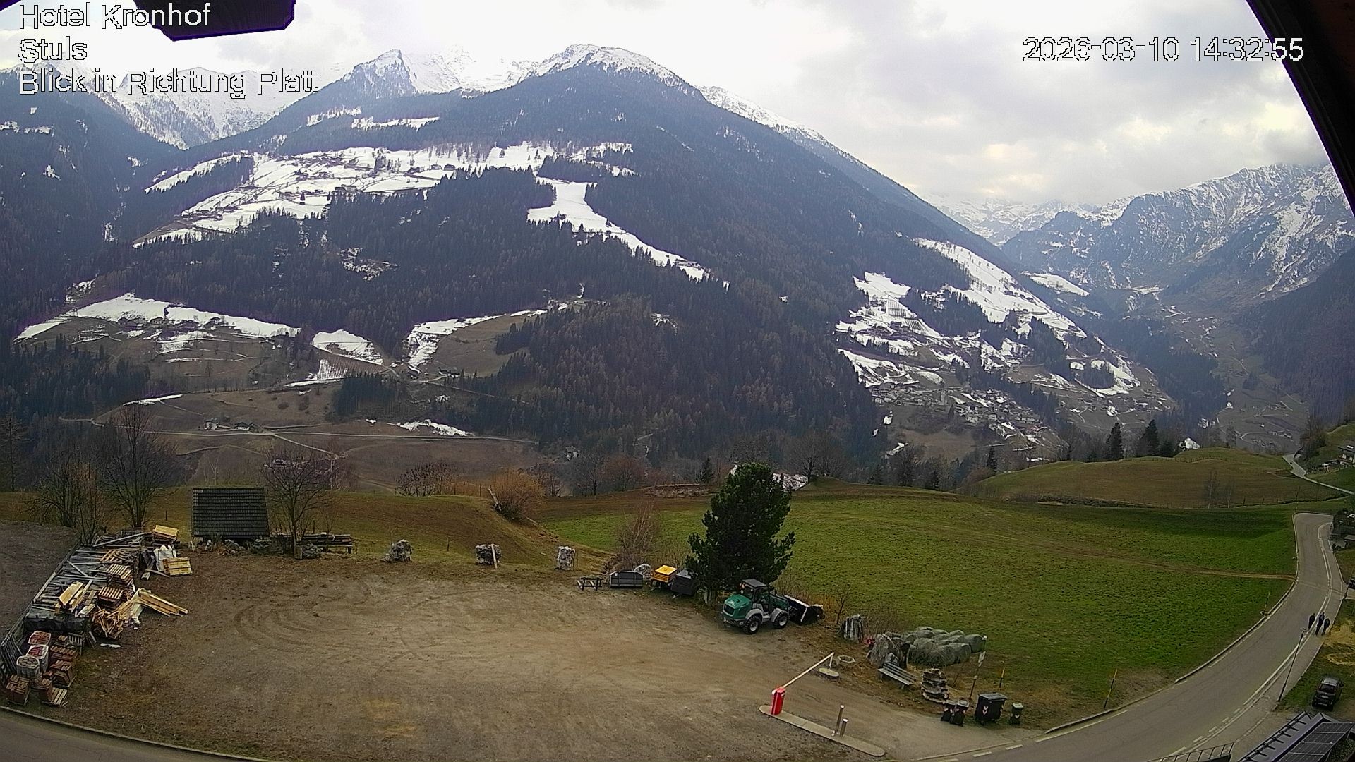 Archiv Foto Webcam Passeiertal: Hotel Kronhof in Stuls