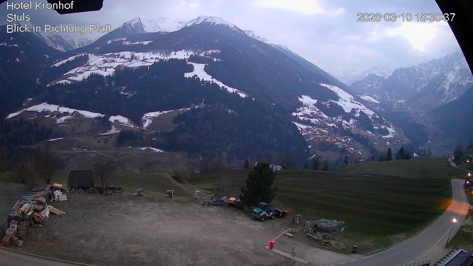 Archiv Foto Webcam Passeiertal: Hotel Kronhof in Stuls