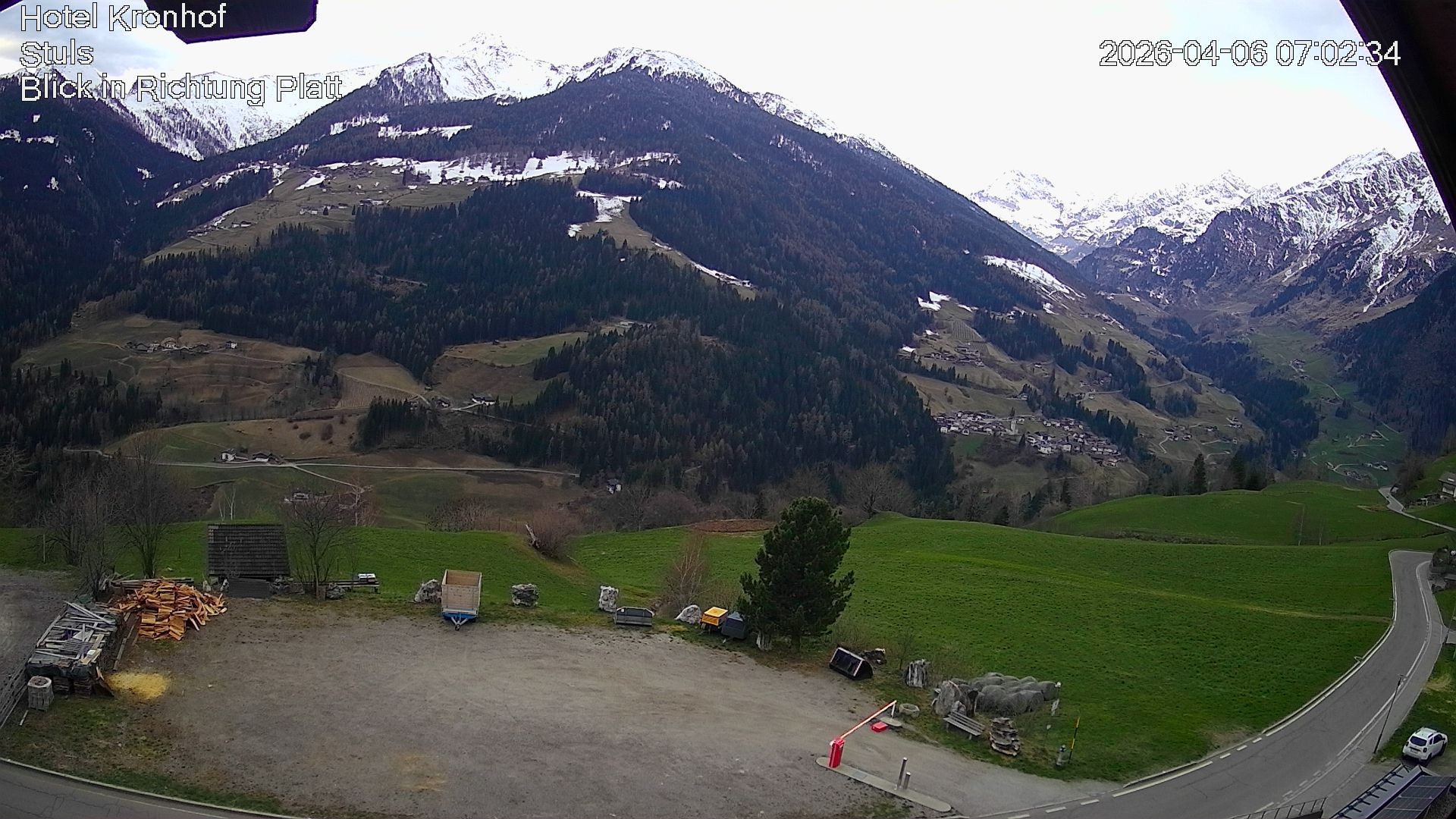 Archived image Webcam Stuls: Kronhof Hotel