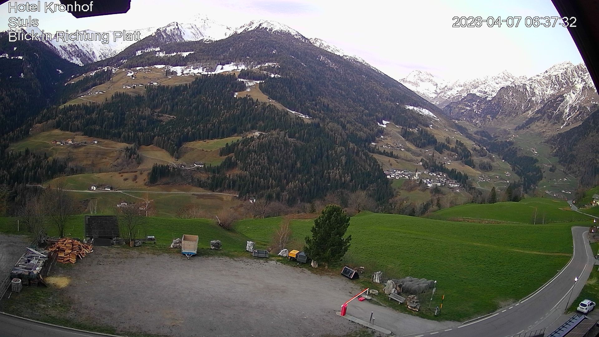 Archived image Webcam Stuls: Kronhof Hotel