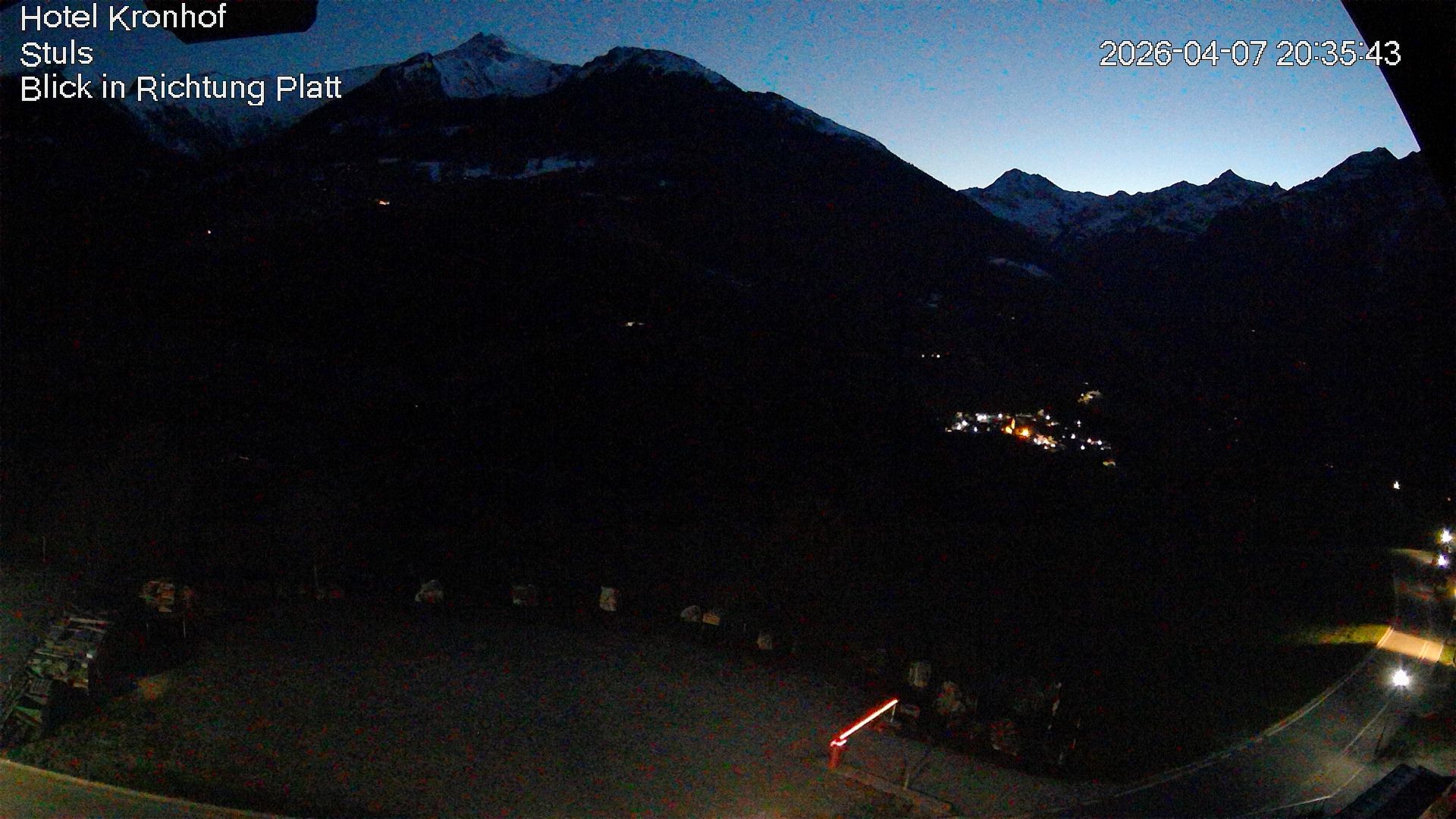 Archiv Foto Webcam Passeiertal: Hotel Kronhof in Stuls