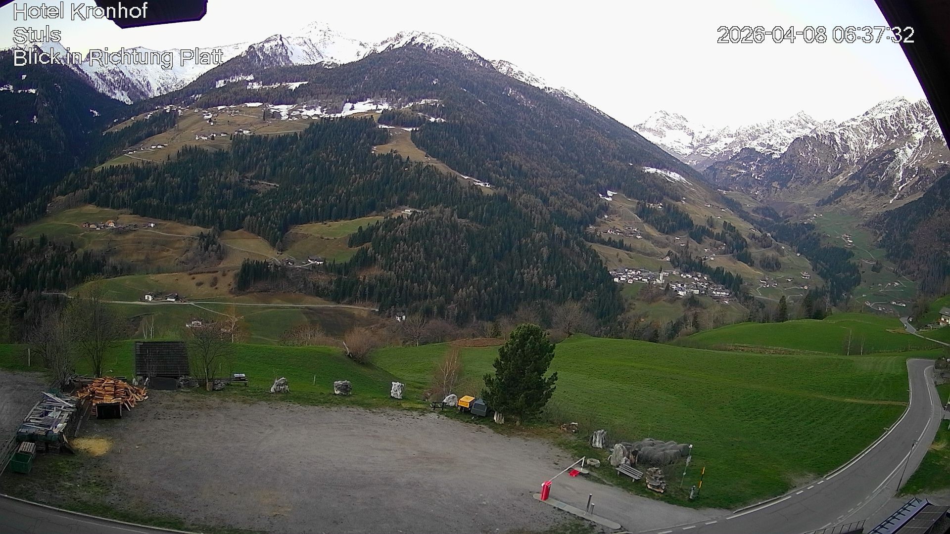 Archiv Foto Webcam Passeiertal: Hotel Kronhof in Stuls