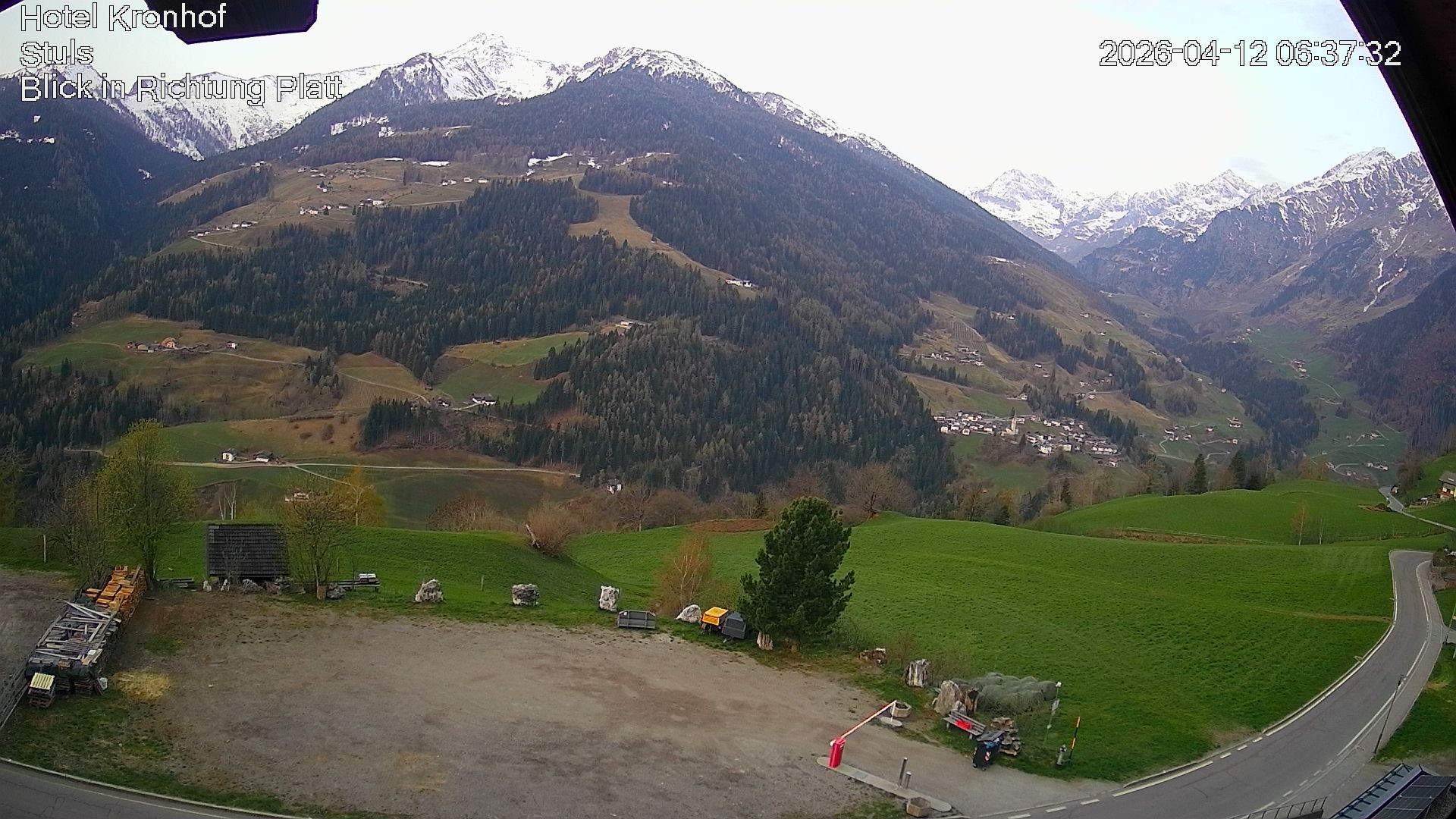 Archiv Foto Webcam Passeiertal: Hotel Kronhof in Stuls