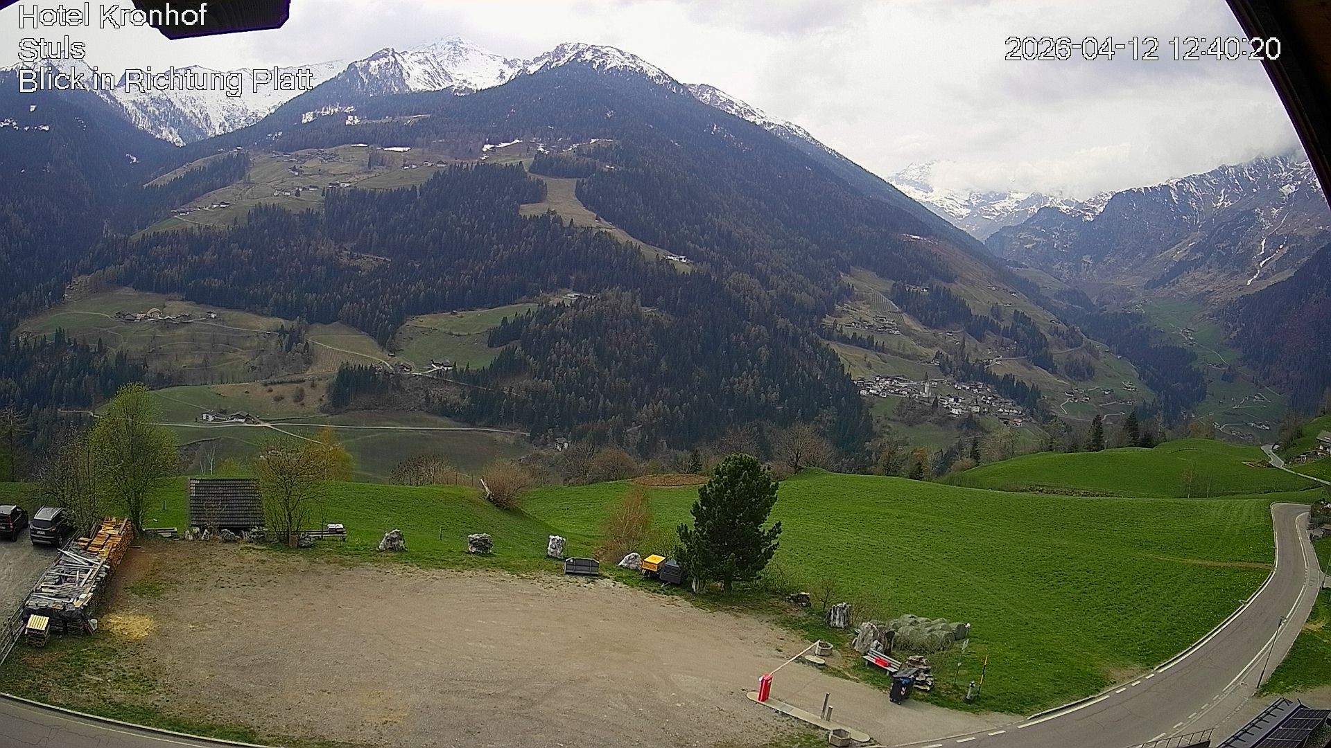 Archiv Foto Webcam Passeiertal: Hotel Kronhof in Stuls