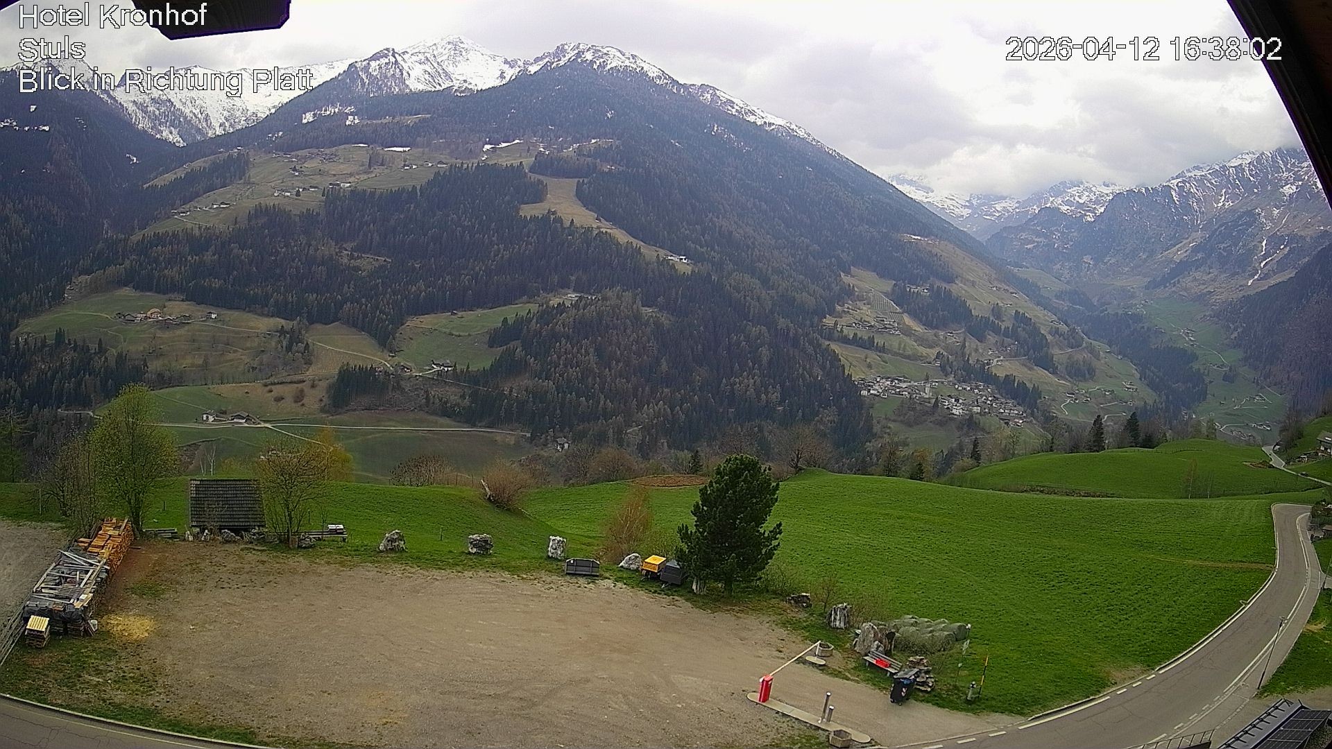Archiv Foto Webcam Passeiertal: Hotel Kronhof in Stuls