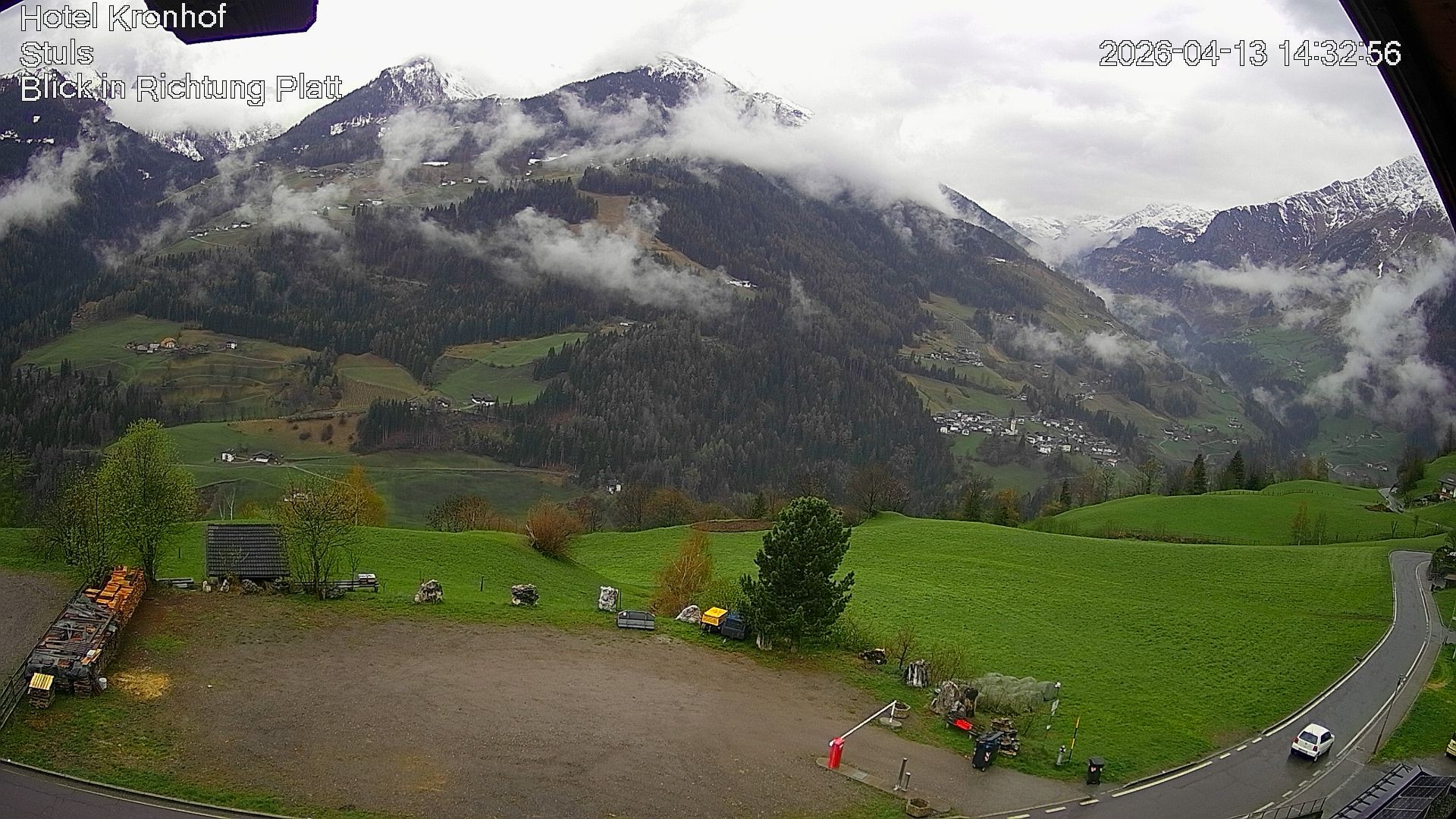 Archiv Foto Webcam Passeiertal: Hotel Kronhof in Stuls