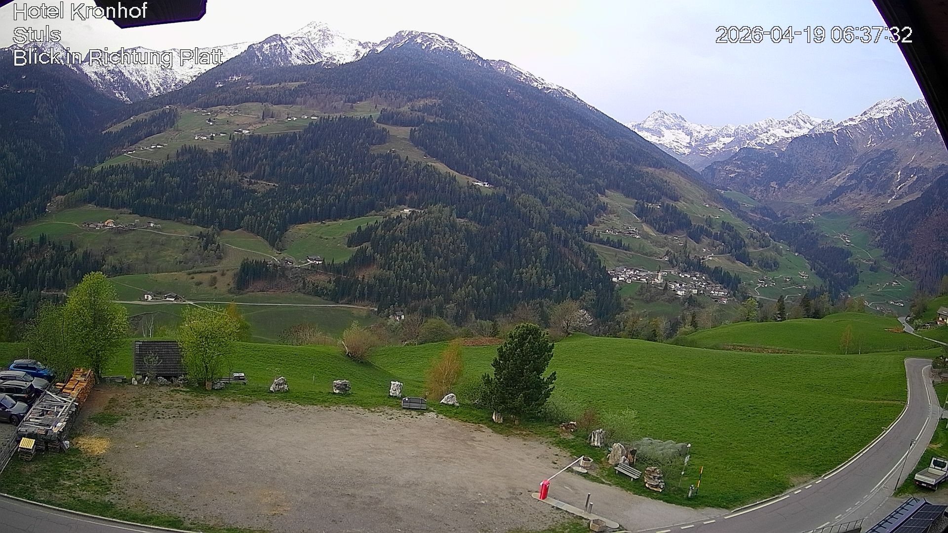 Archiv Foto Webcam Passeiertal: Hotel Kronhof in Stuls