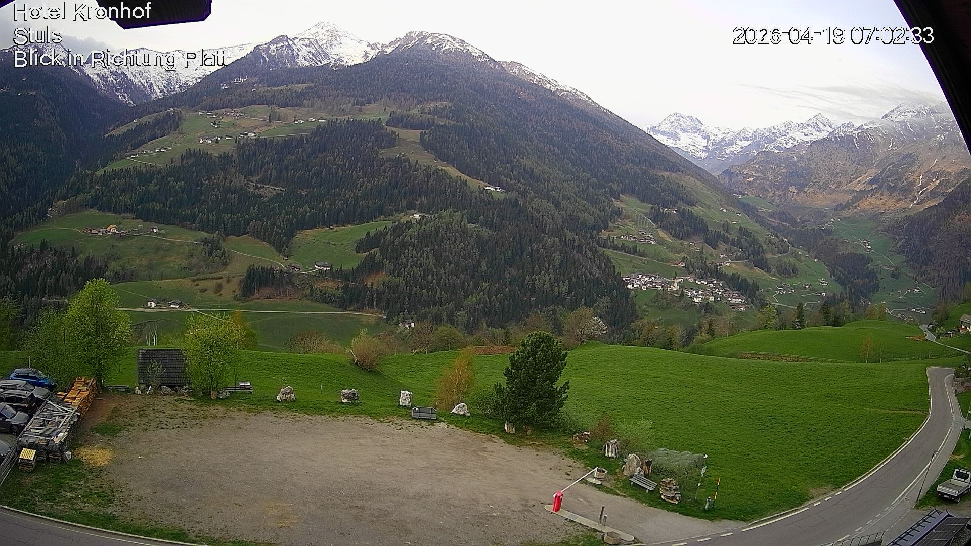 Archived image Webcam Stuls: Kronhof Hotel