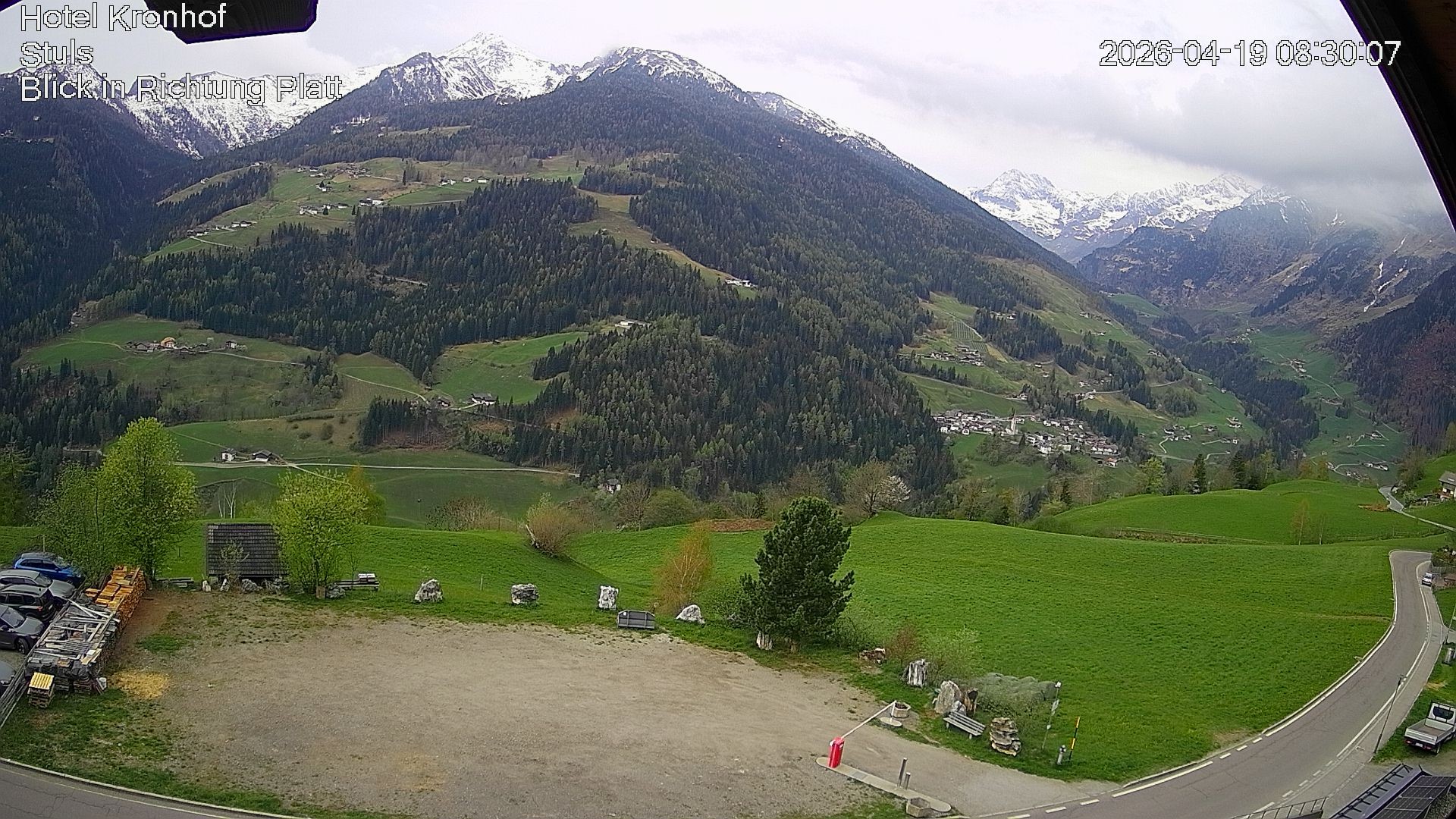 Archived image Webcam Stuls: Kronhof Hotel