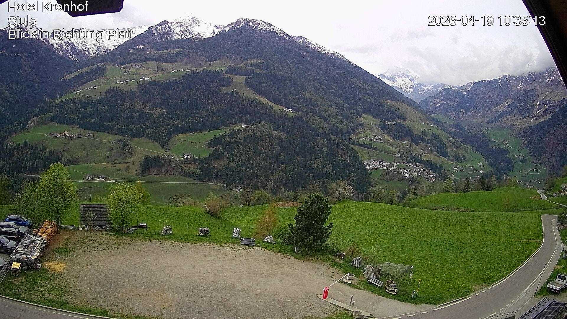 Archiv Foto Webcam Passeiertal: Hotel Kronhof in Stuls