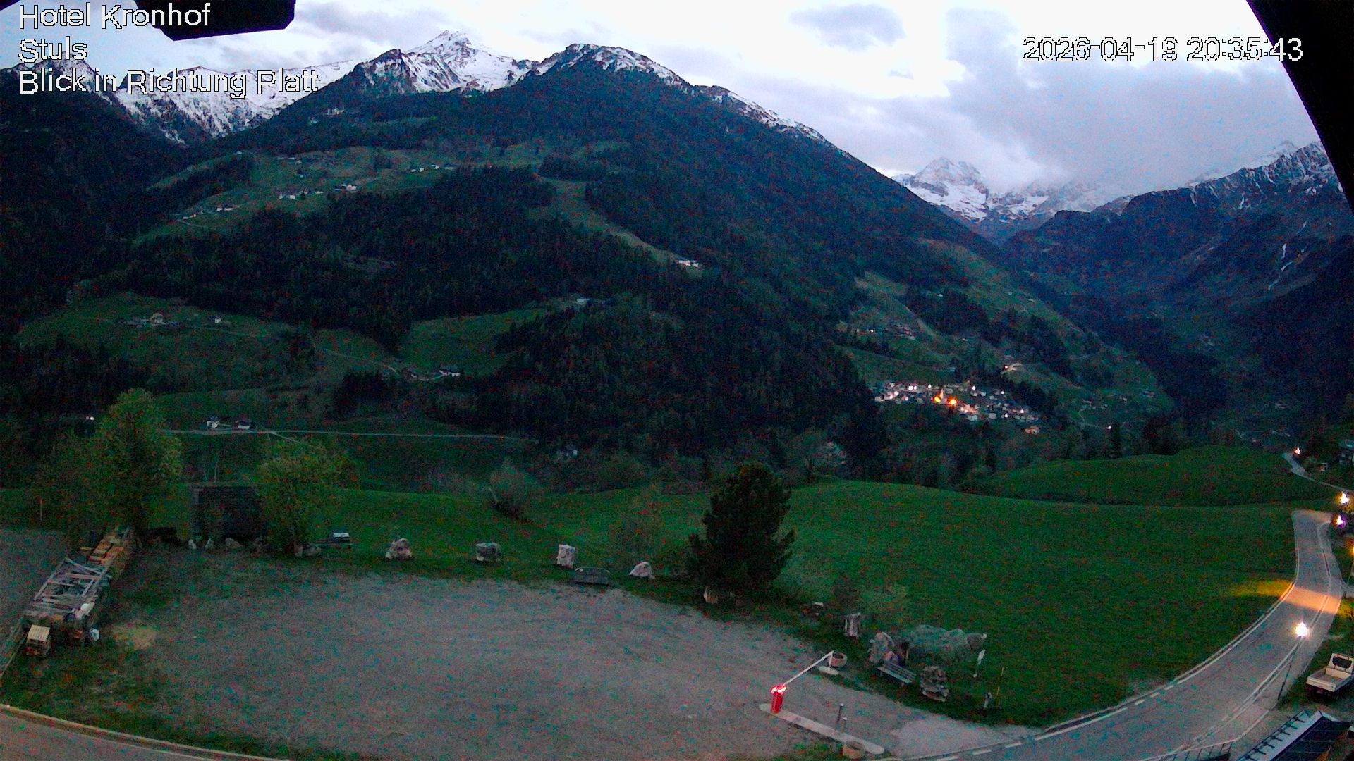 Archived image Webcam Stuls: Kronhof Hotel