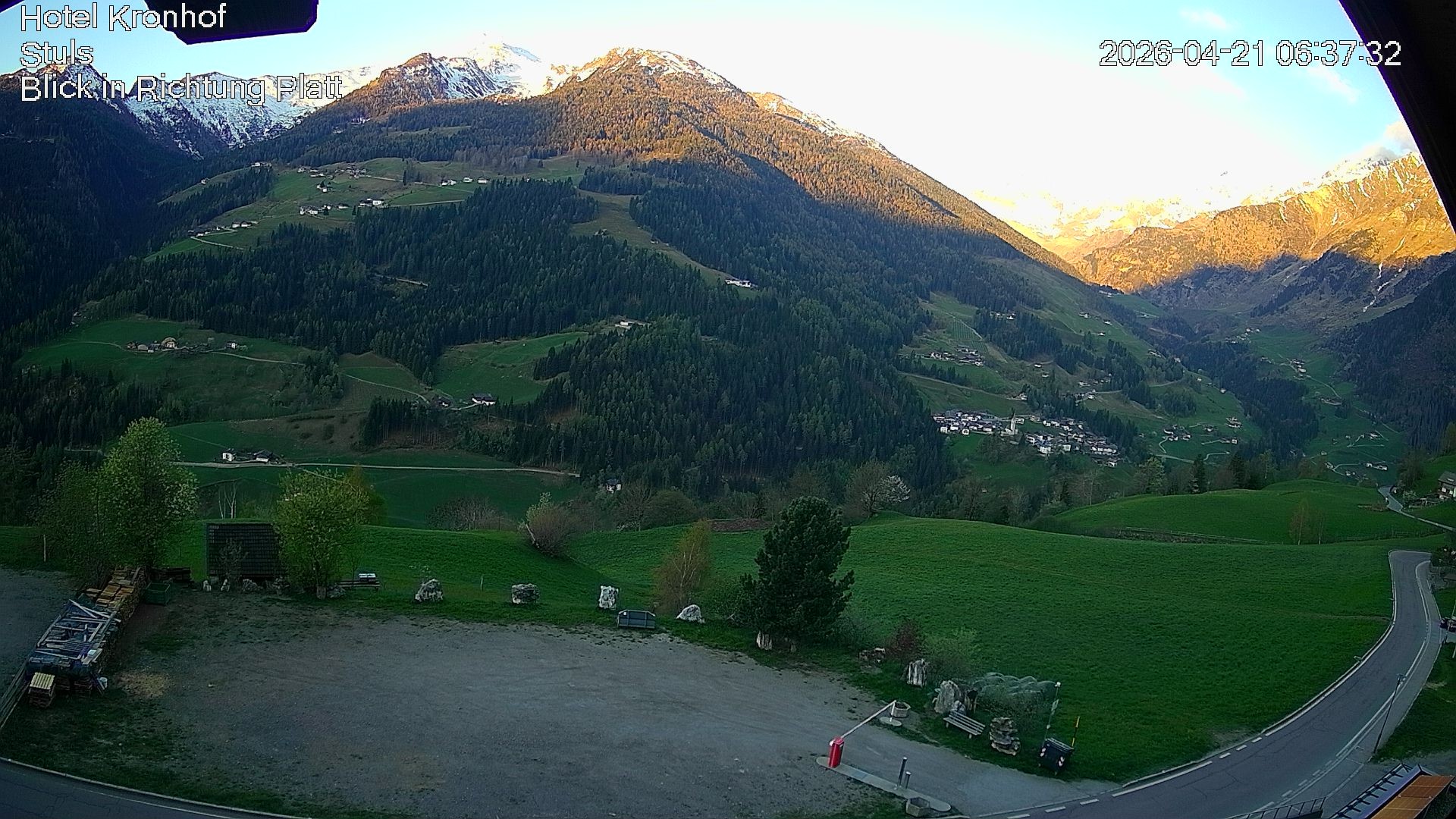Archived image Webcam Stuls: Kronhof Hotel