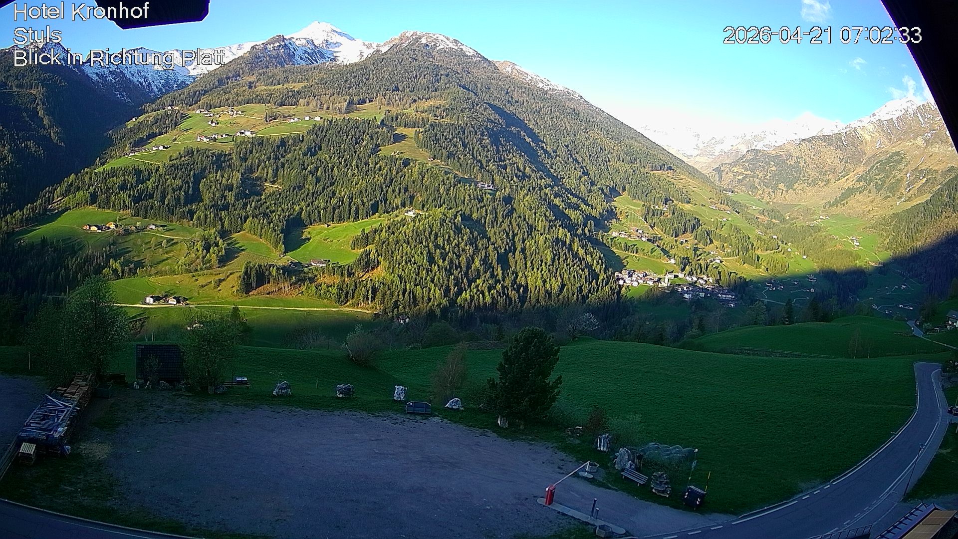 Archived image Webcam Stuls: Kronhof Hotel