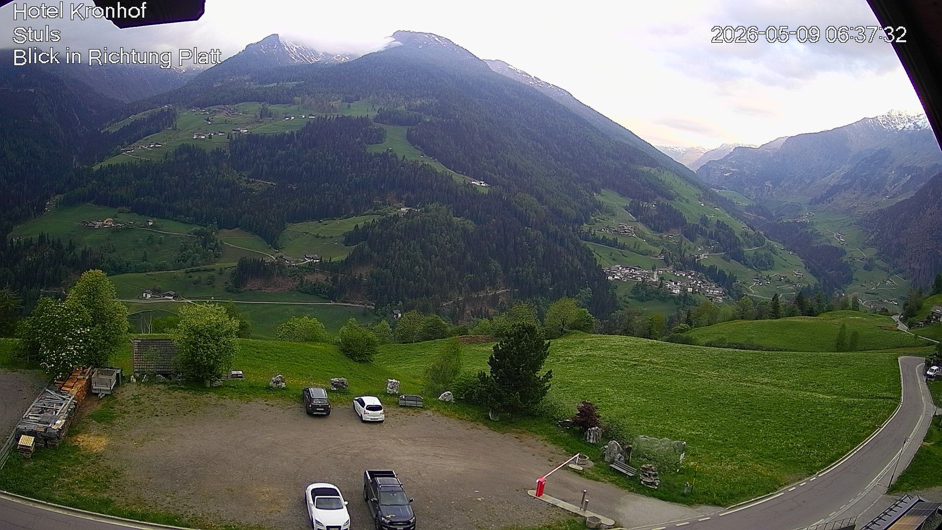 Archiv Foto Webcam Passeiertal: Hotel Kronhof in Stuls