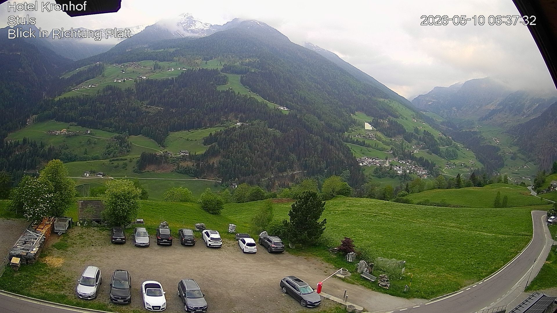 Archiv Foto Webcam Passeiertal: Hotel Kronhof in Stuls