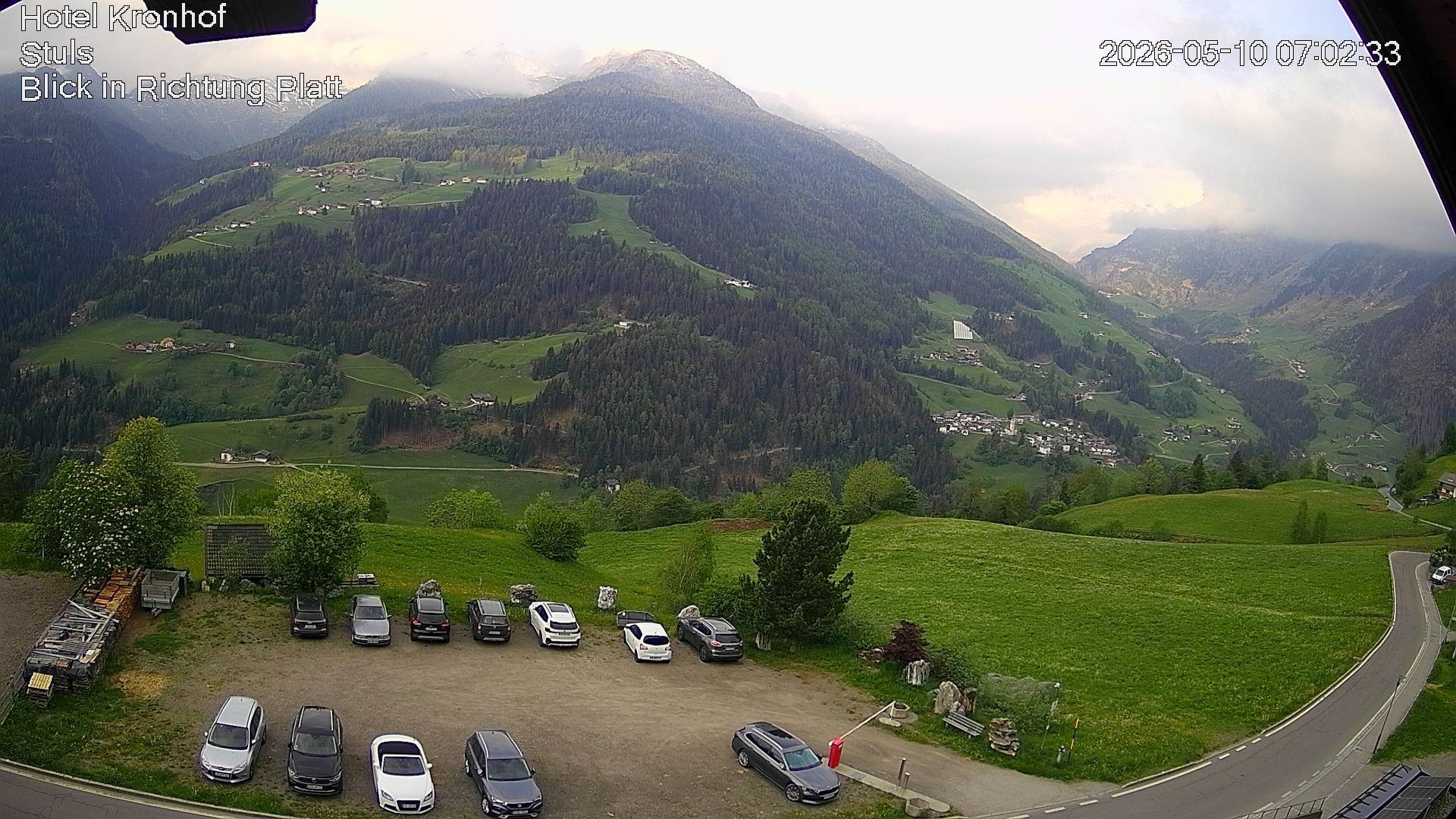 Archiv Foto Webcam Passeiertal: Hotel Kronhof in Stuls