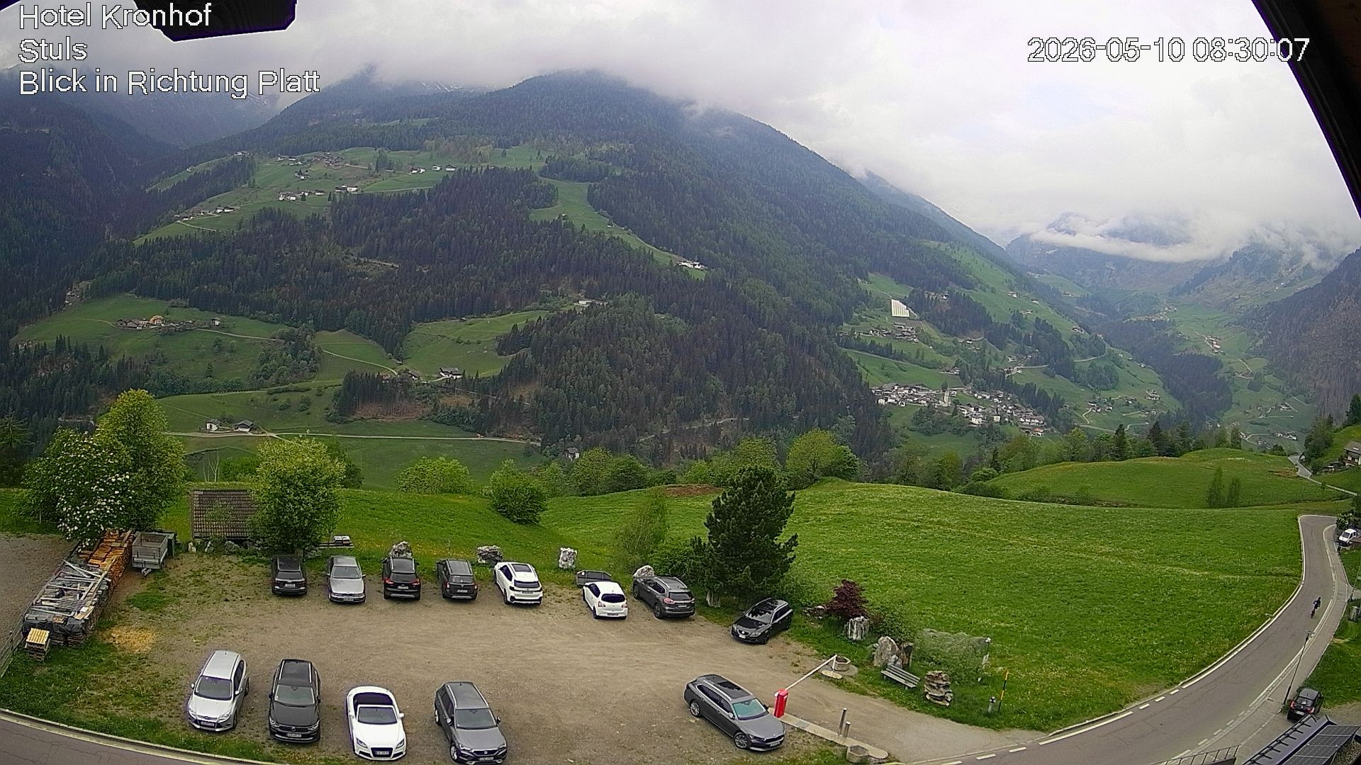 Archiv Foto Webcam Passeiertal: Hotel Kronhof in Stuls