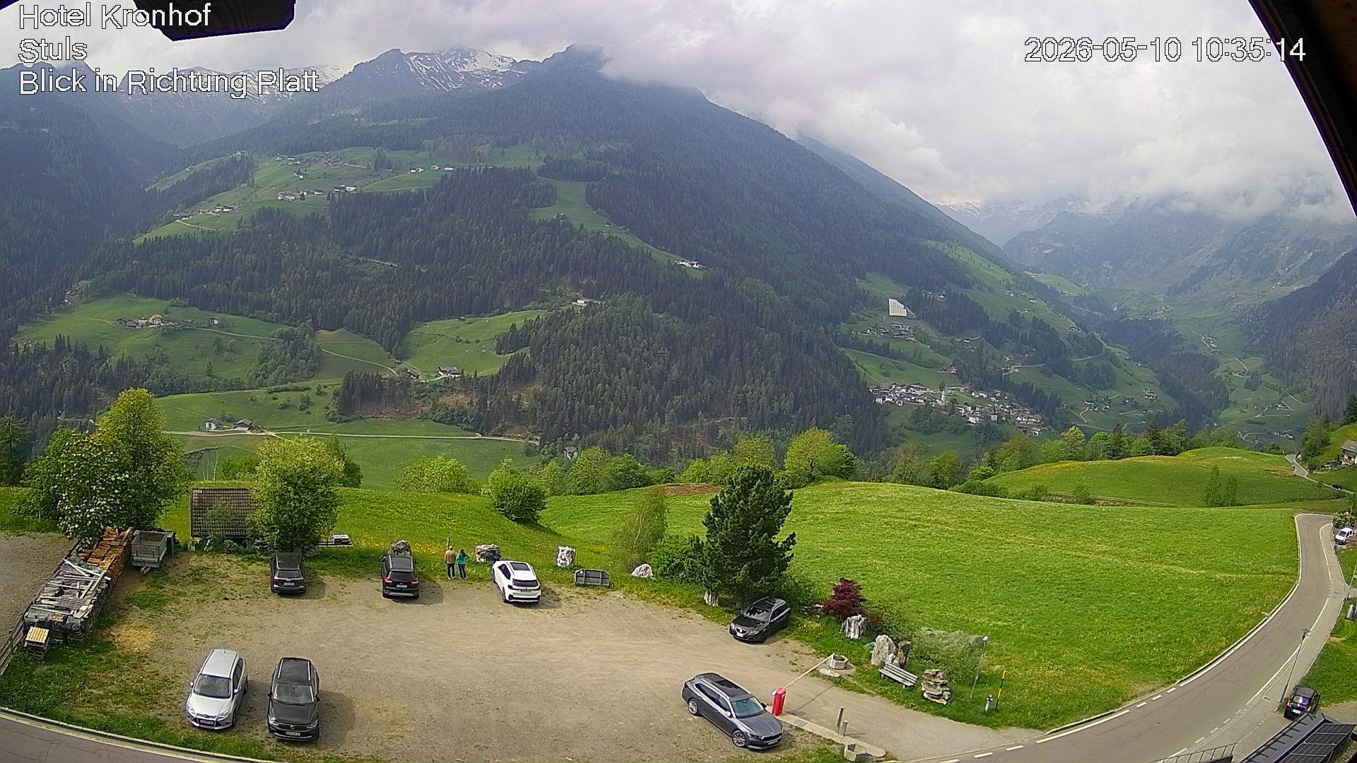 Archiv Foto Webcam Passeiertal: Hotel Kronhof in Stuls
