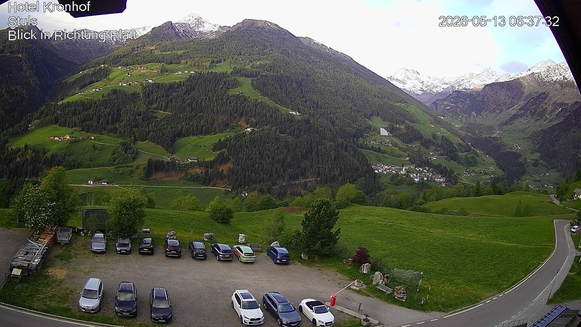 Archiv Foto Webcam Passeiertal: Hotel Kronhof in Stuls