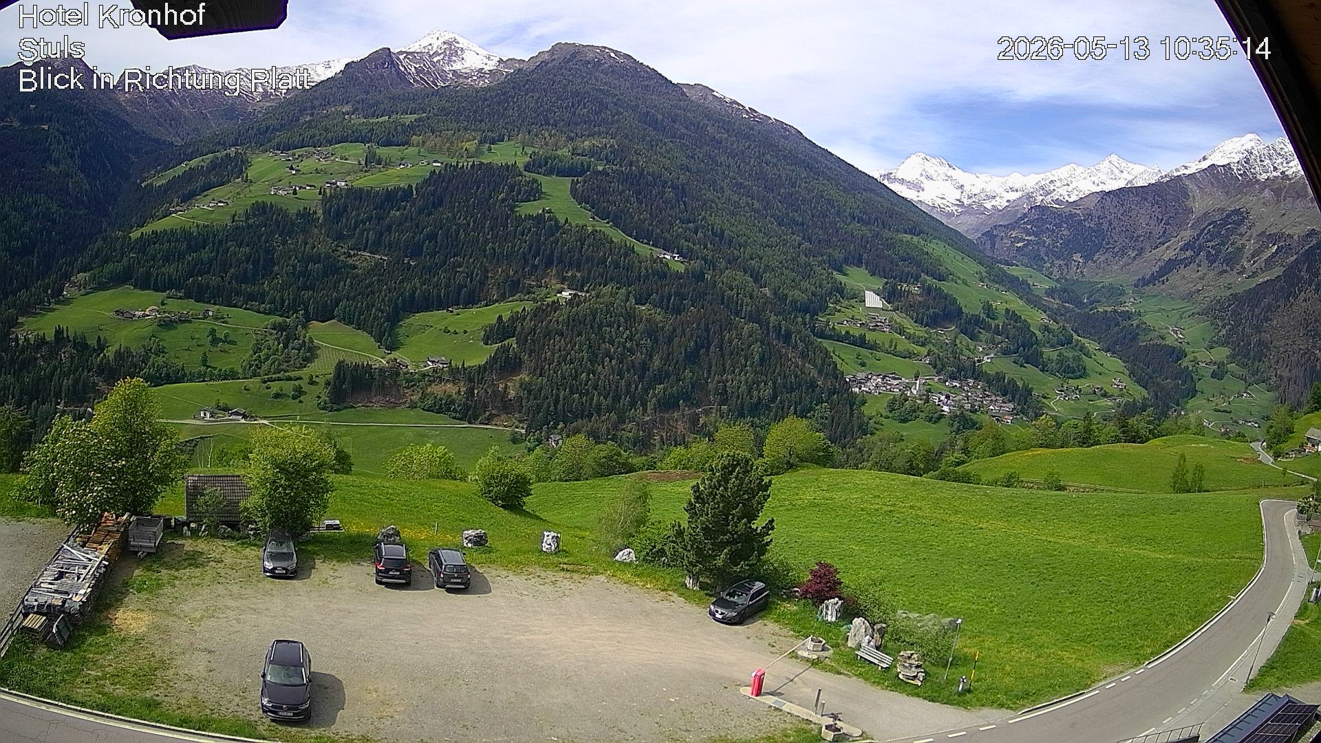 Archiv Foto Webcam Passeiertal: Hotel Kronhof in Stuls