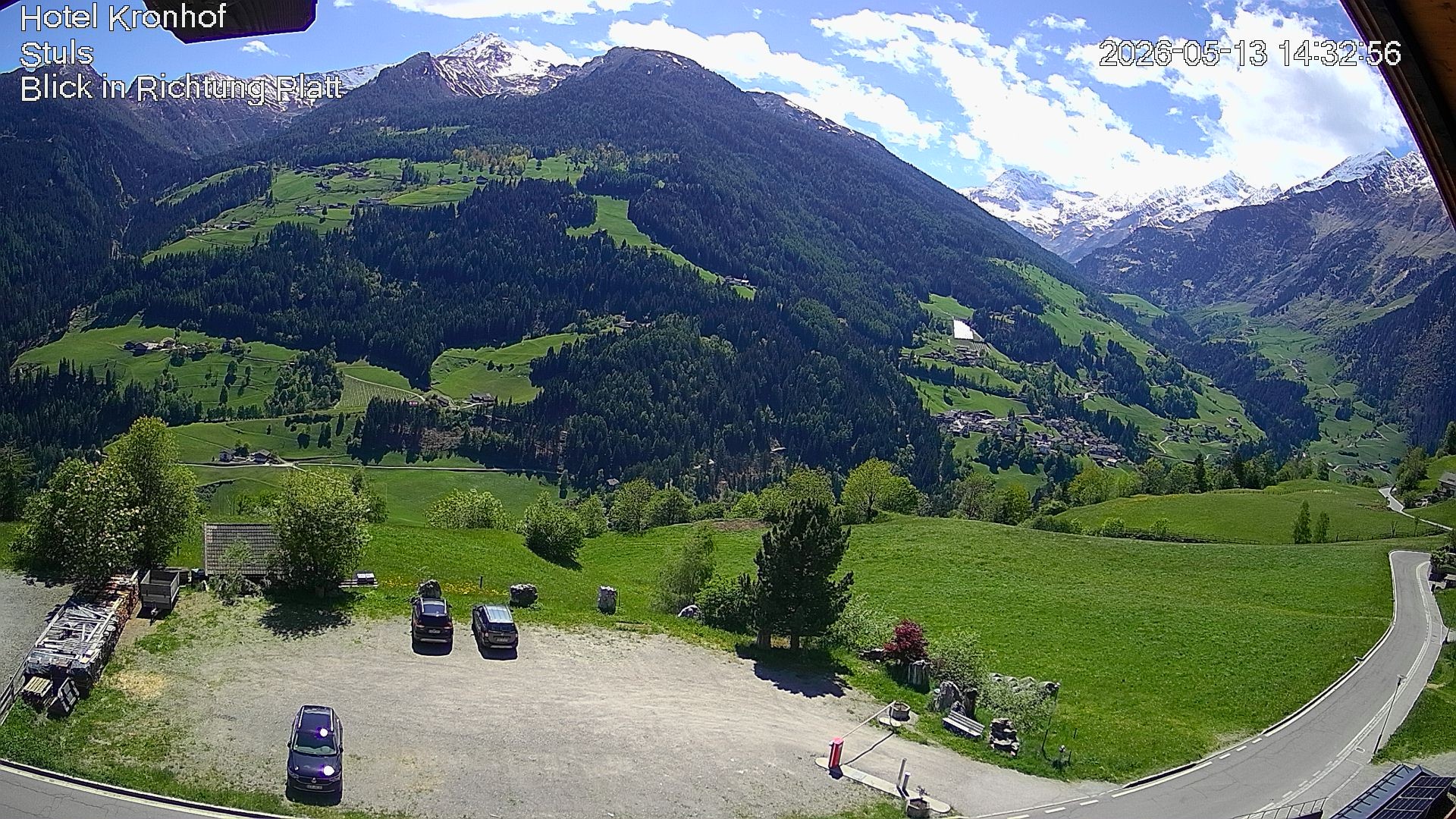 Archiv Foto Webcam Passeiertal: Hotel Kronhof in Stuls