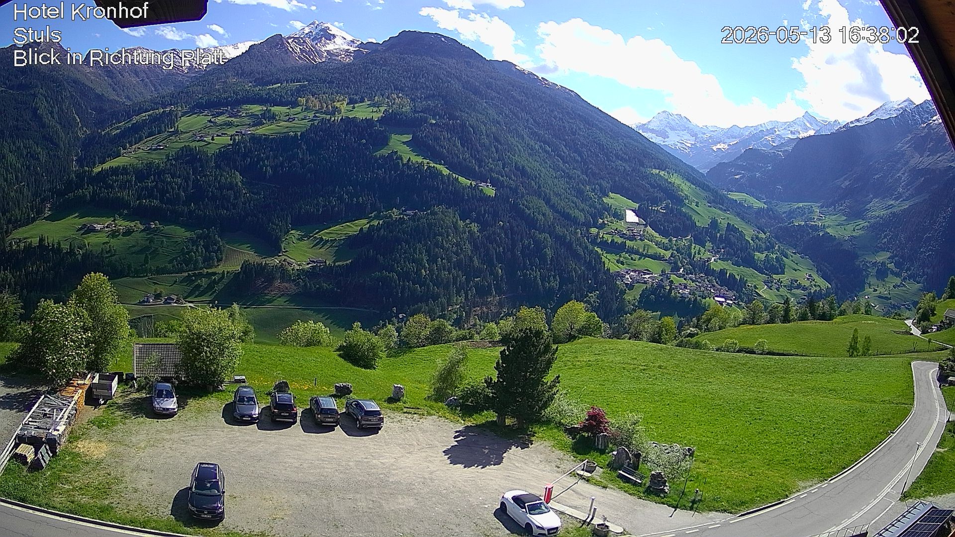 Archiv Foto Webcam Passeiertal: Hotel Kronhof in Stuls