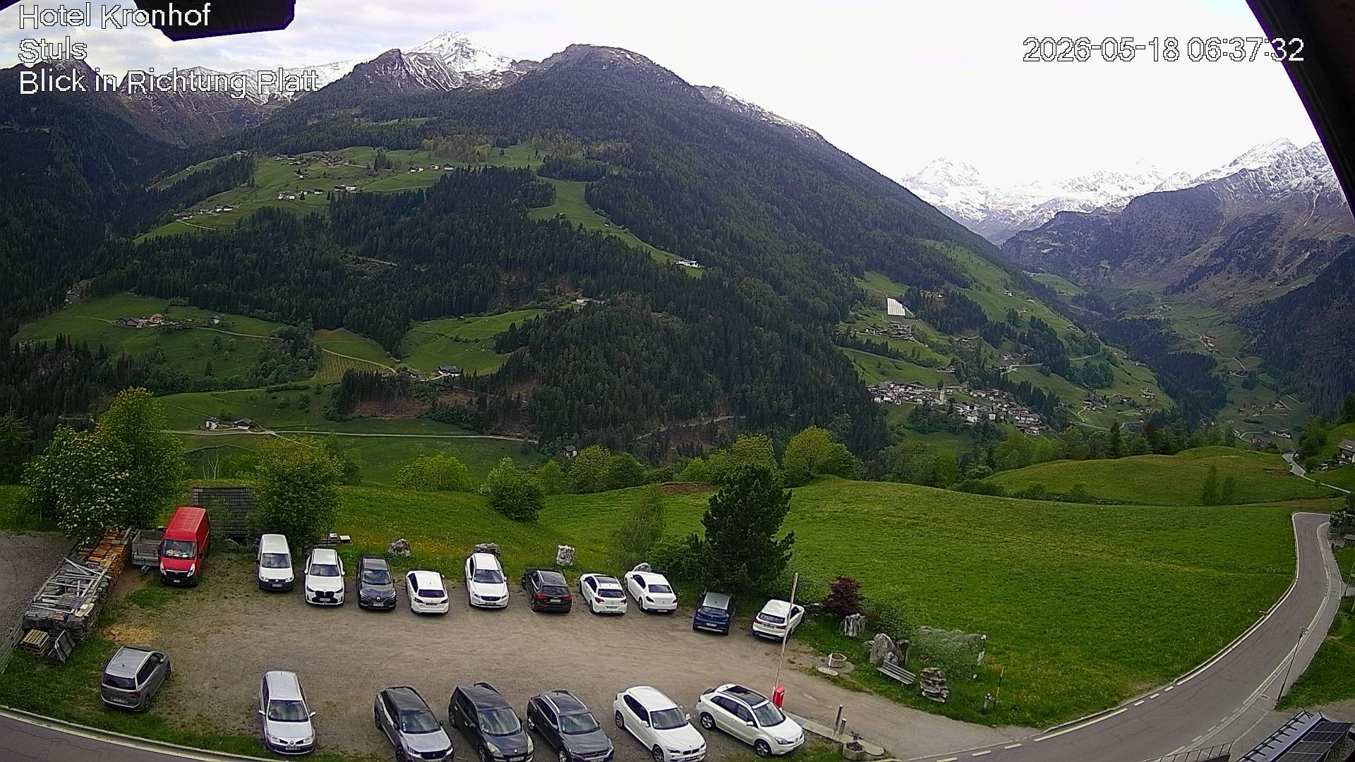Archived image Webcam Stuls: Kronhof Hotel