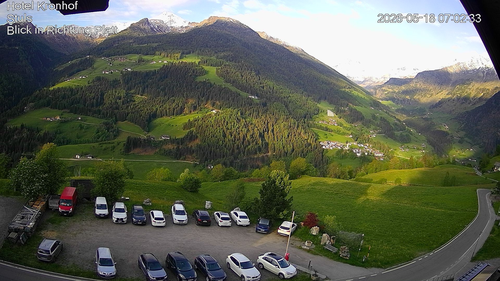 Archived image Webcam Stuls: Kronhof Hotel