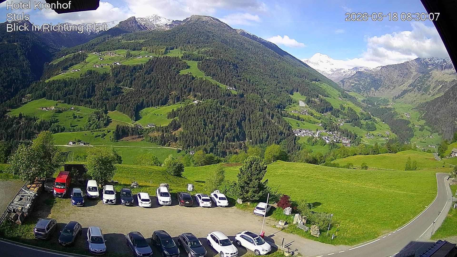 Archived image Webcam Stuls: Kronhof Hotel