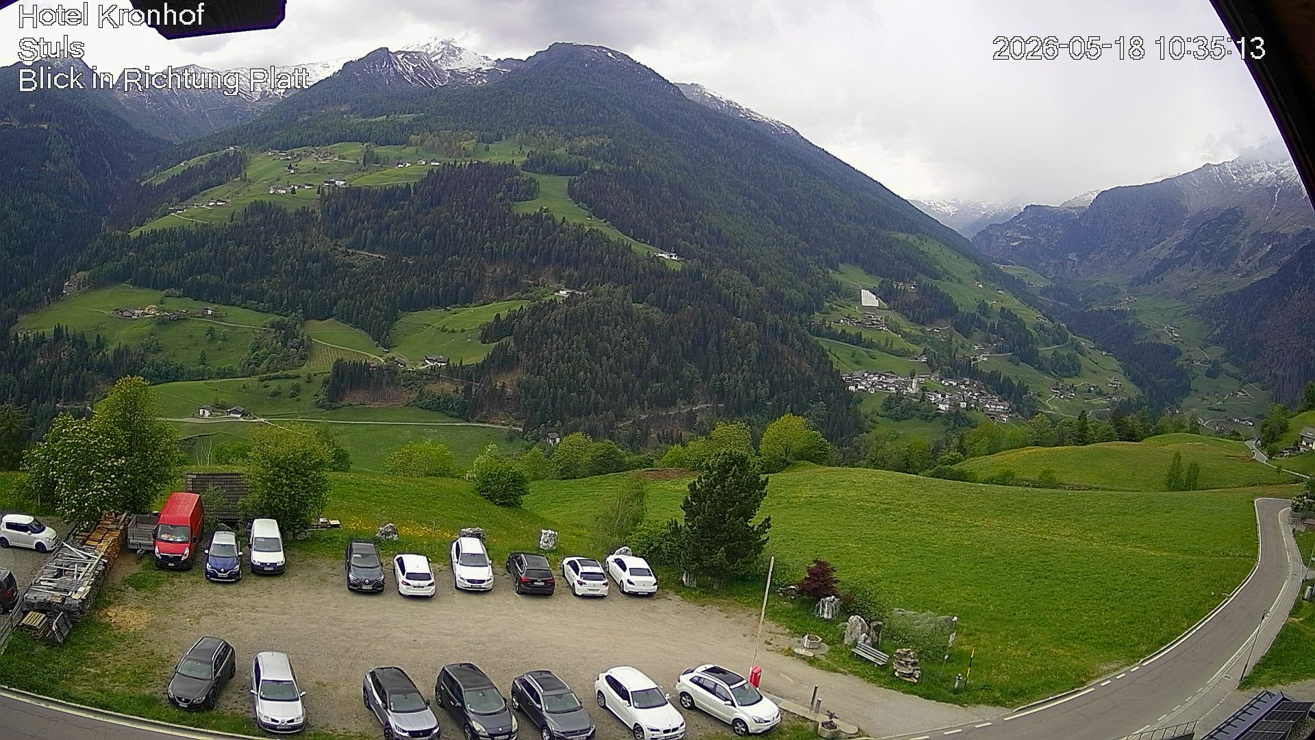 Archived image Webcam Stuls: Kronhof Hotel