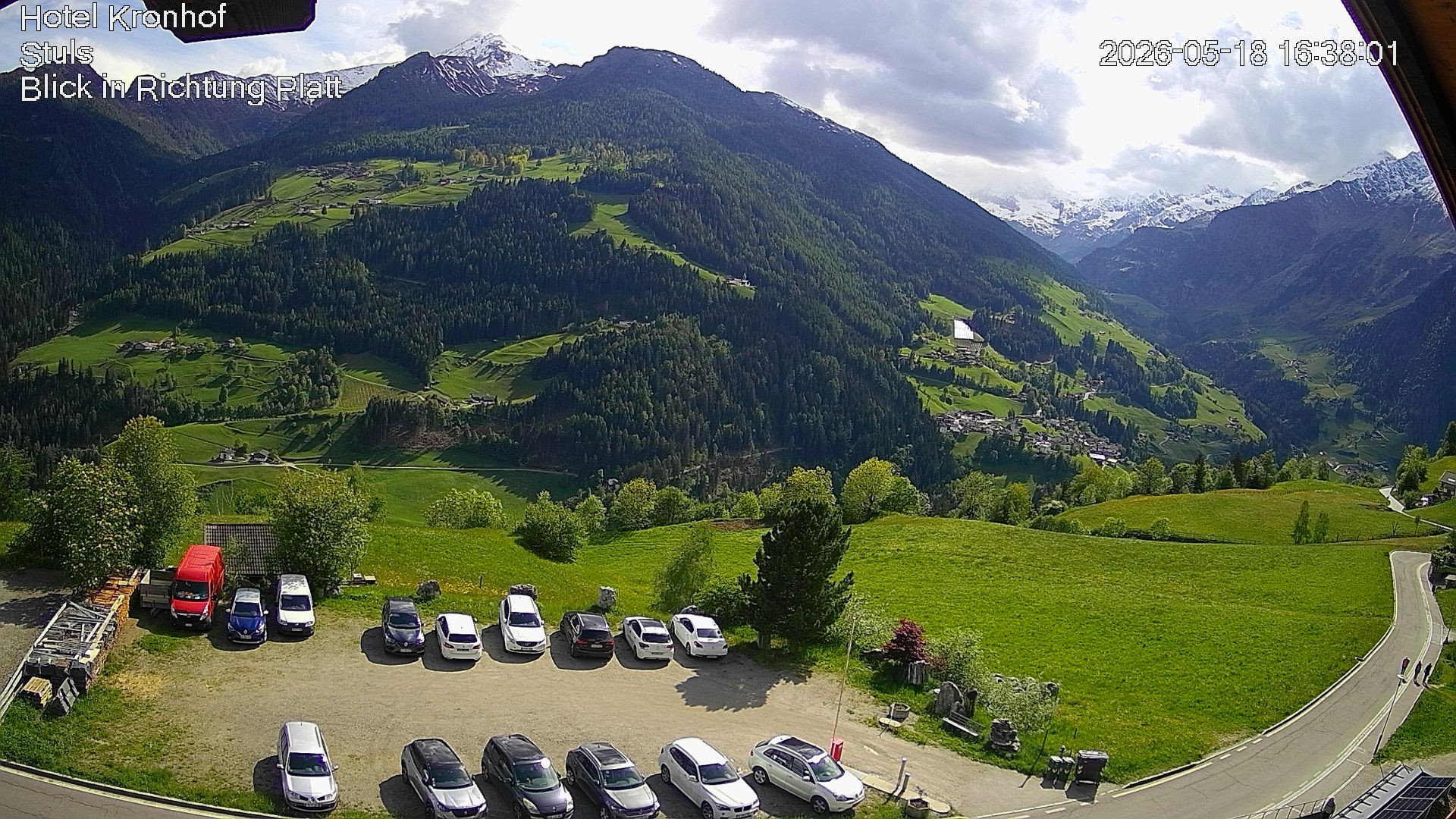 Archived image Webcam Stuls: Kronhof Hotel