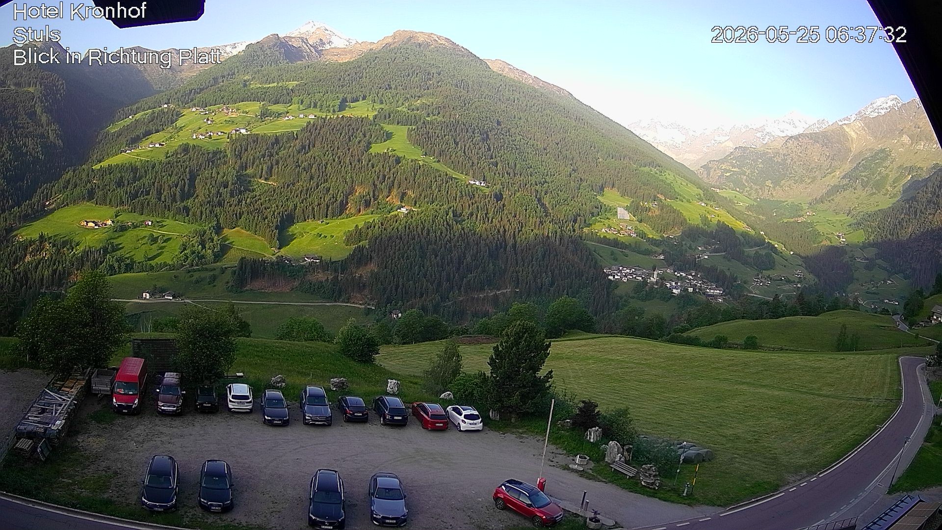 Archiv Foto Webcam Passeiertal: Hotel Kronhof in Stuls