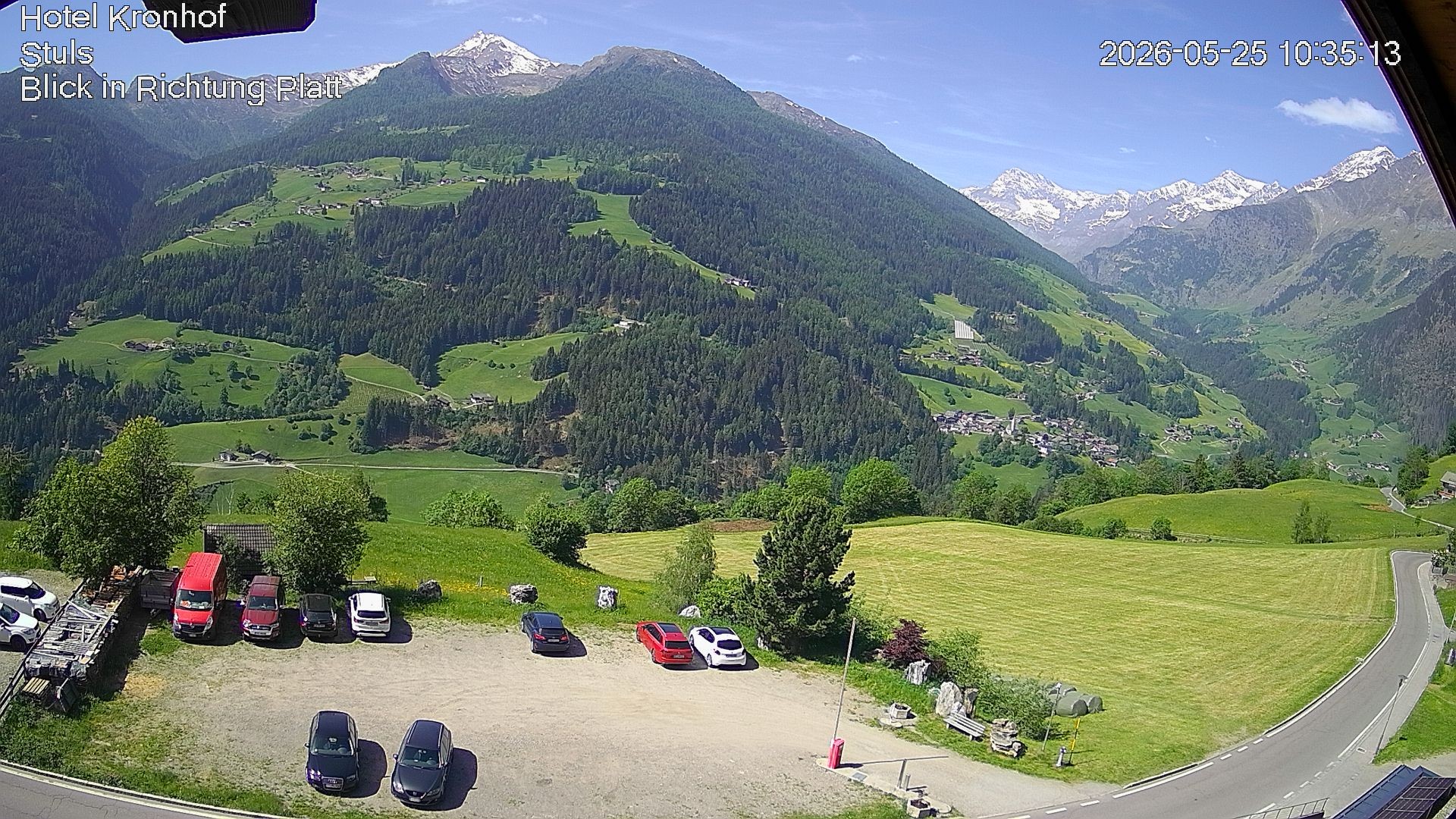 Archiv Foto Webcam Passeiertal: Hotel Kronhof in Stuls