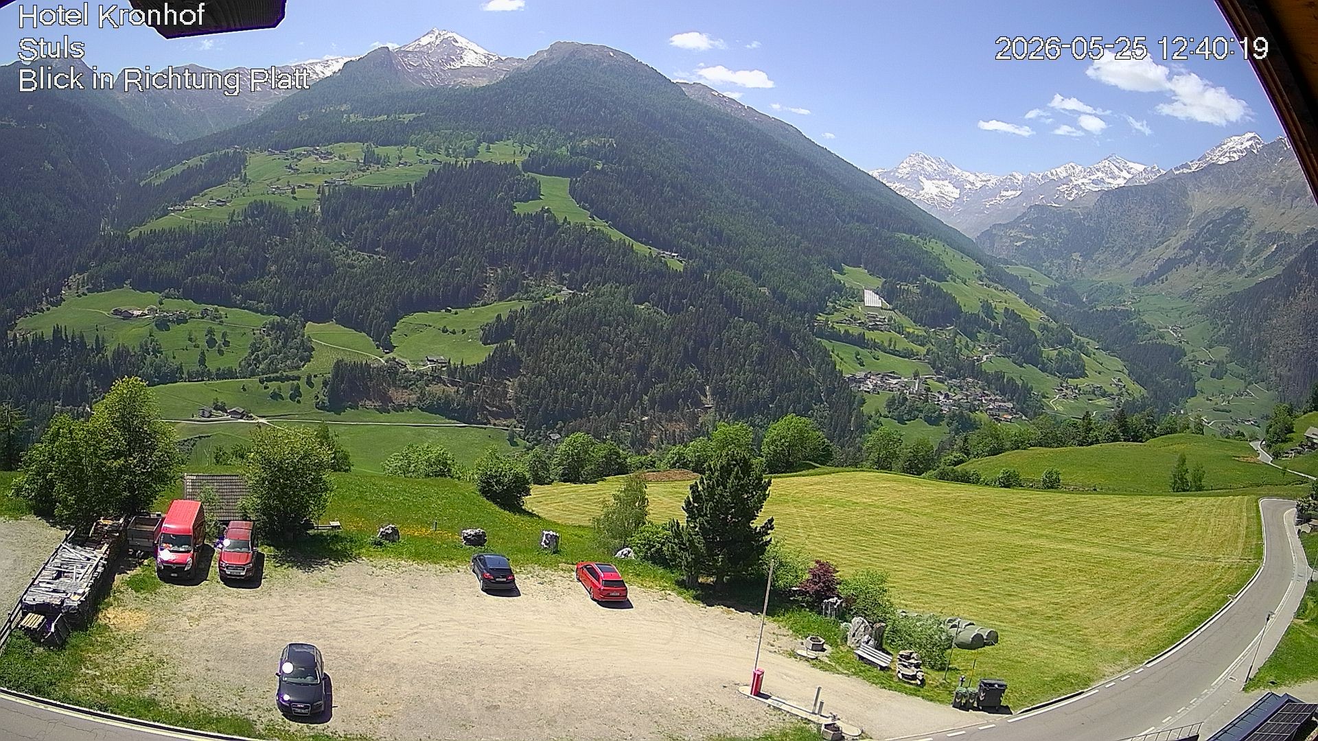 Archiv Foto Webcam Passeiertal: Hotel Kronhof in Stuls