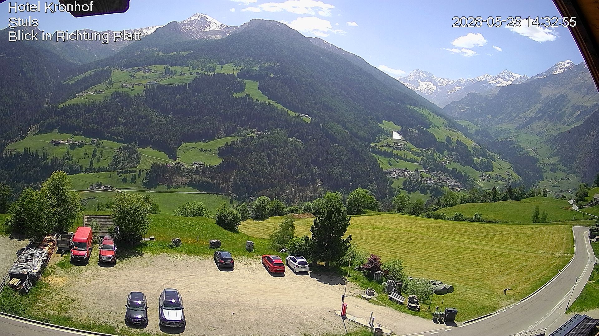 Archiv Foto Webcam Passeiertal: Hotel Kronhof in Stuls