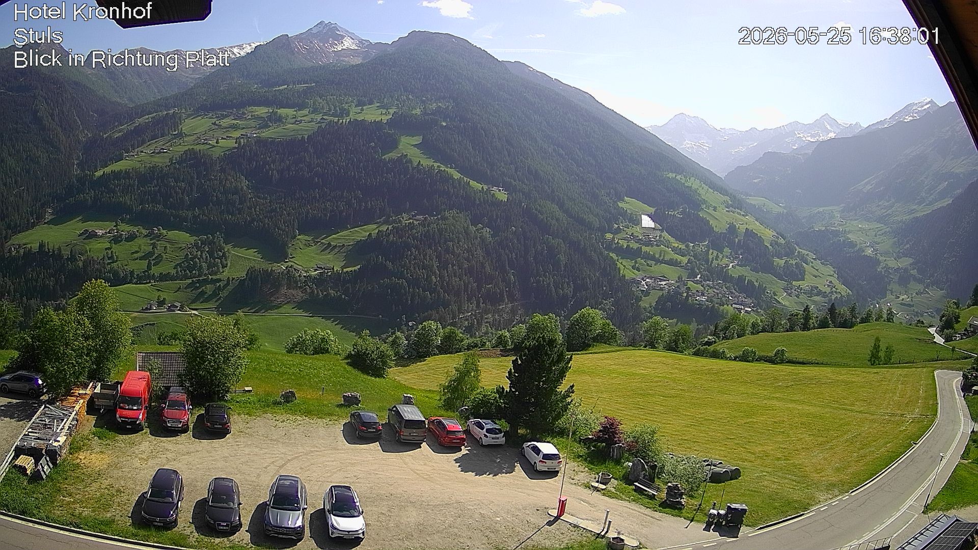 Archiv Foto Webcam Passeiertal: Hotel Kronhof in Stuls