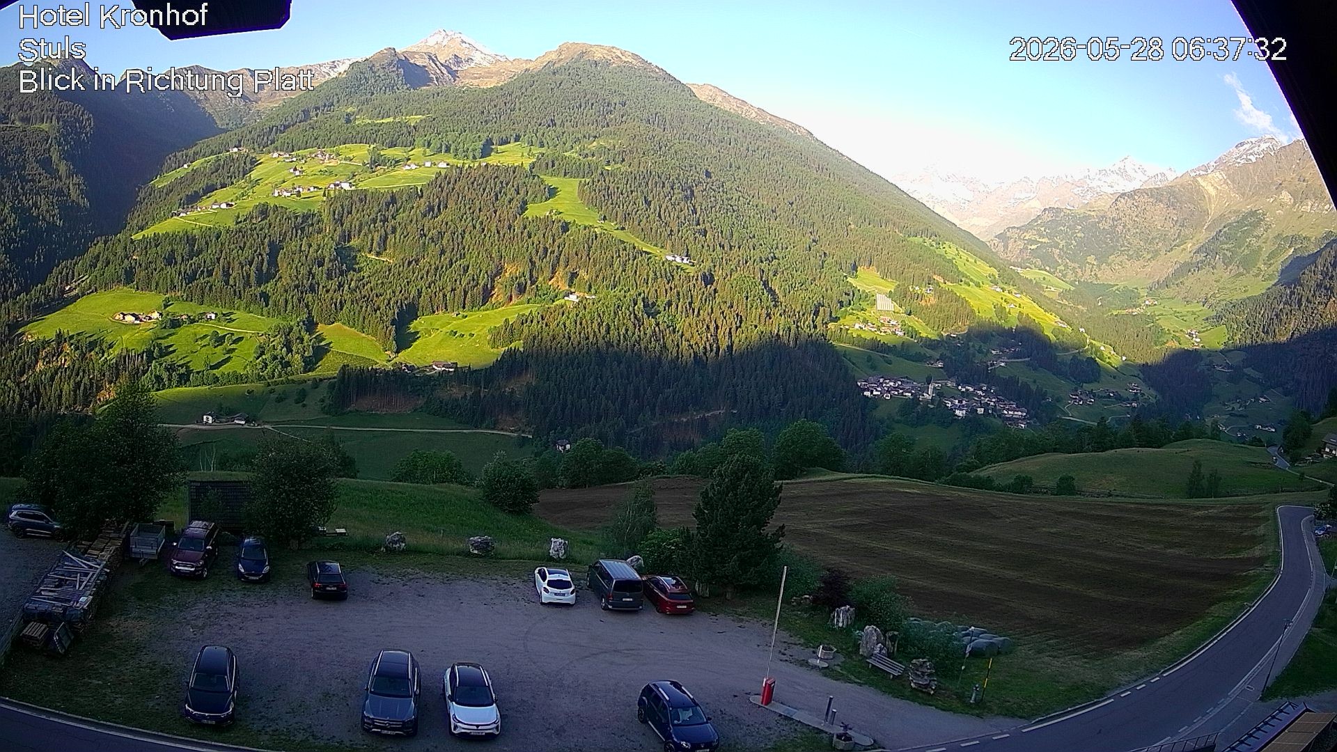 Archiv Foto Webcam Passeiertal: Hotel Kronhof in Stuls