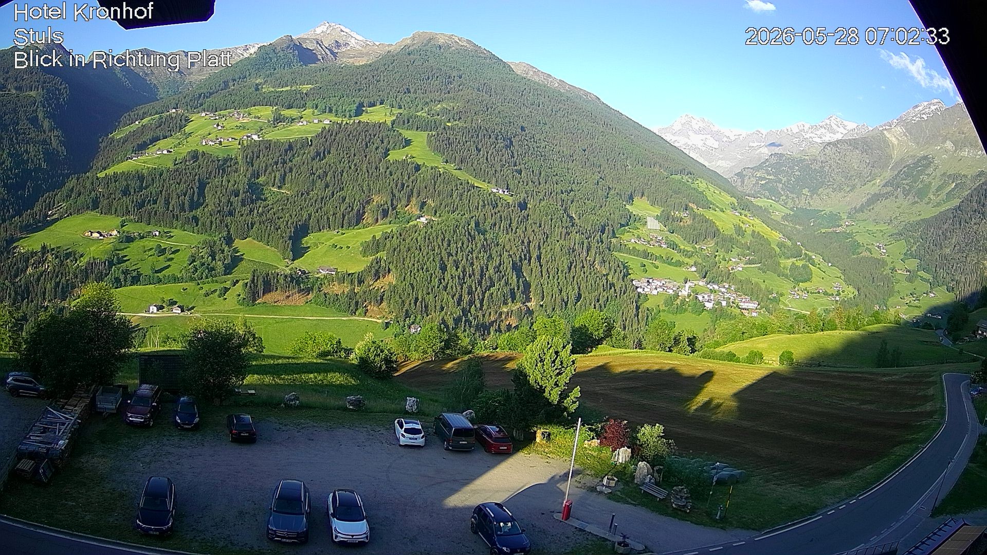 Archiv Foto Webcam Passeiertal: Hotel Kronhof in Stuls
