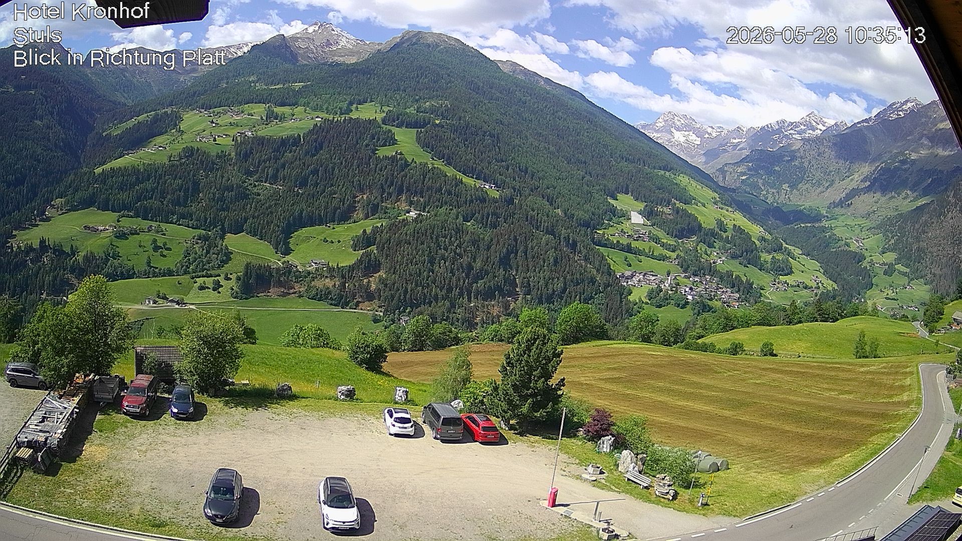 Archiv Foto Webcam Passeiertal: Hotel Kronhof in Stuls