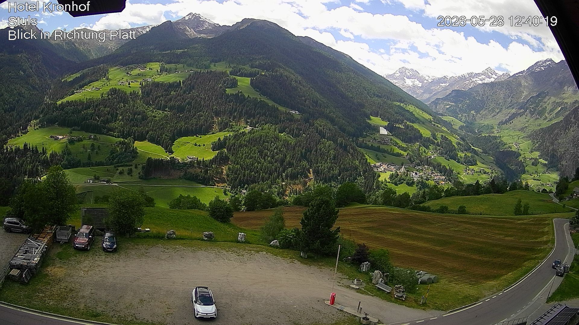 Archiv Foto Webcam Passeiertal: Hotel Kronhof in Stuls