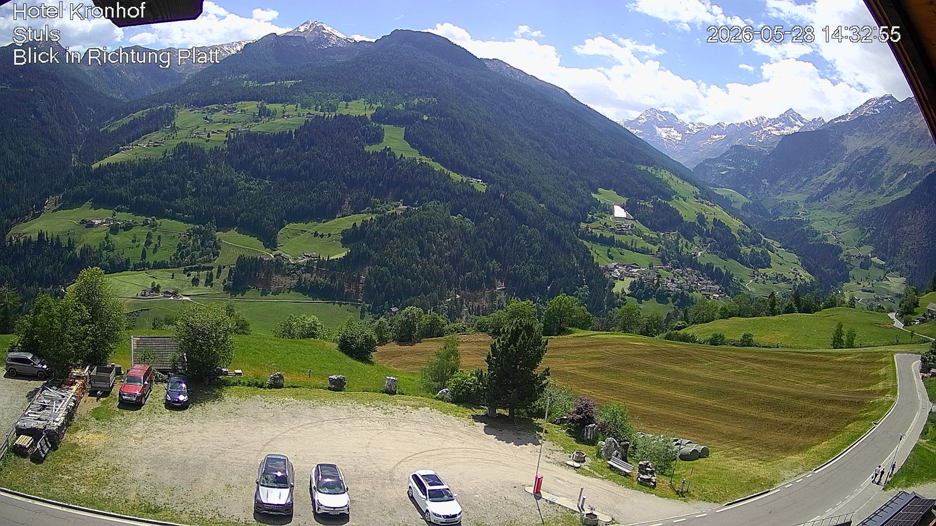 Archiv Foto Webcam Passeiertal: Hotel Kronhof in Stuls