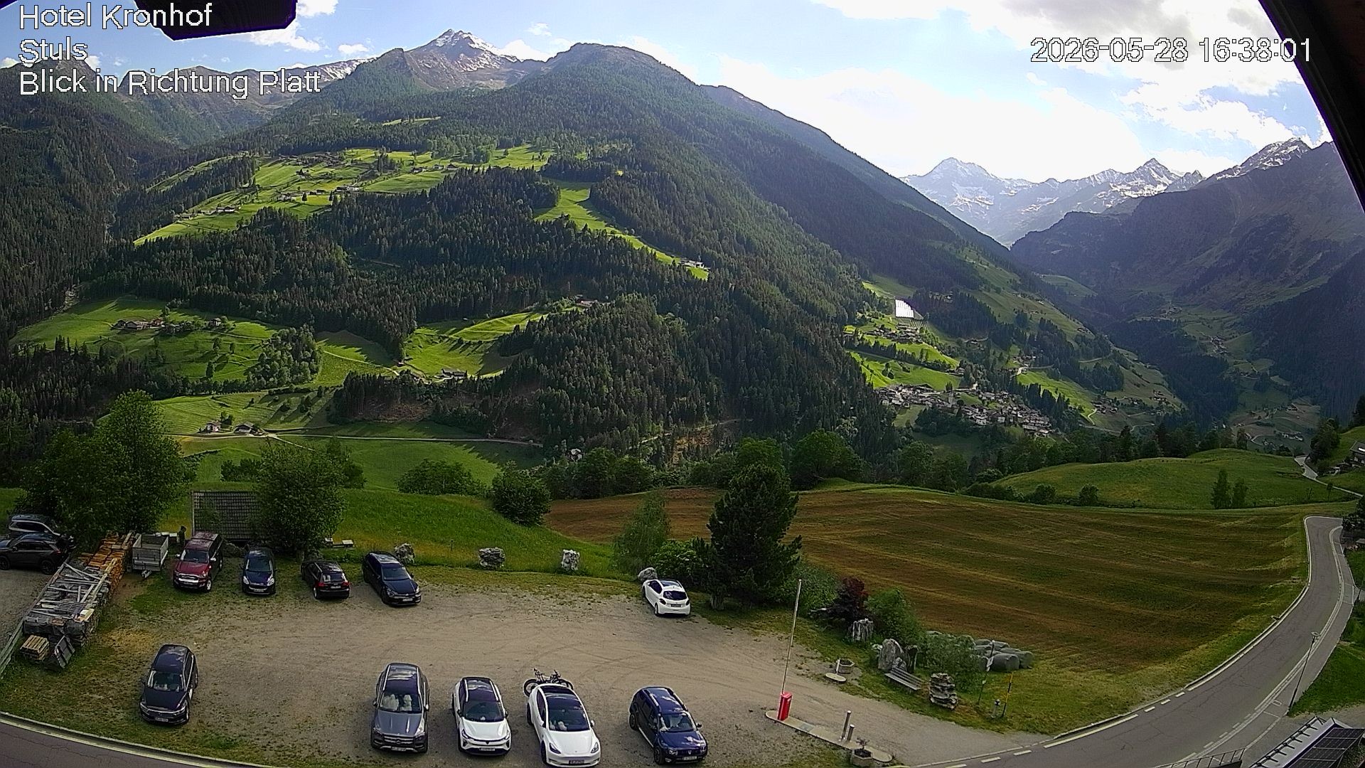Archiv Foto Webcam Passeiertal: Hotel Kronhof in Stuls
