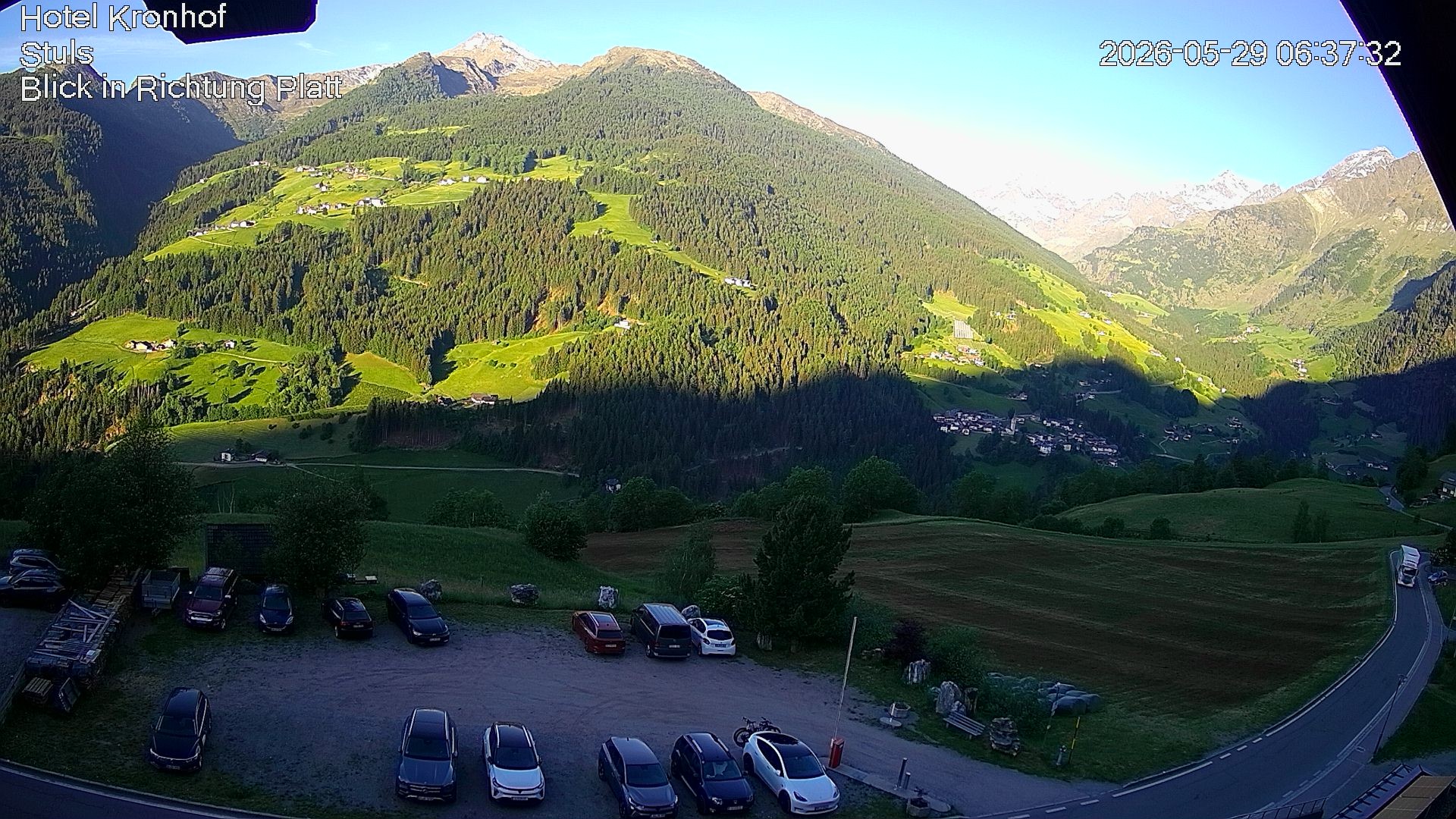 Archiv Foto Webcam Passeiertal: Hotel Kronhof in Stuls