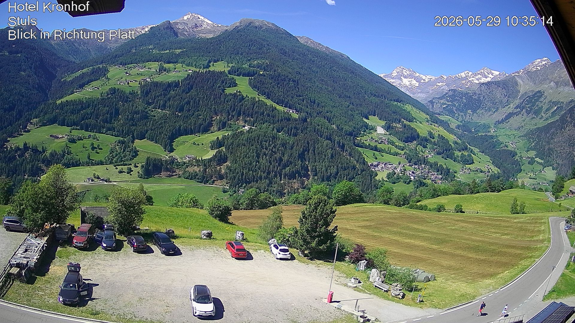 Archiv Foto Webcam Passeiertal: Hotel Kronhof in Stuls