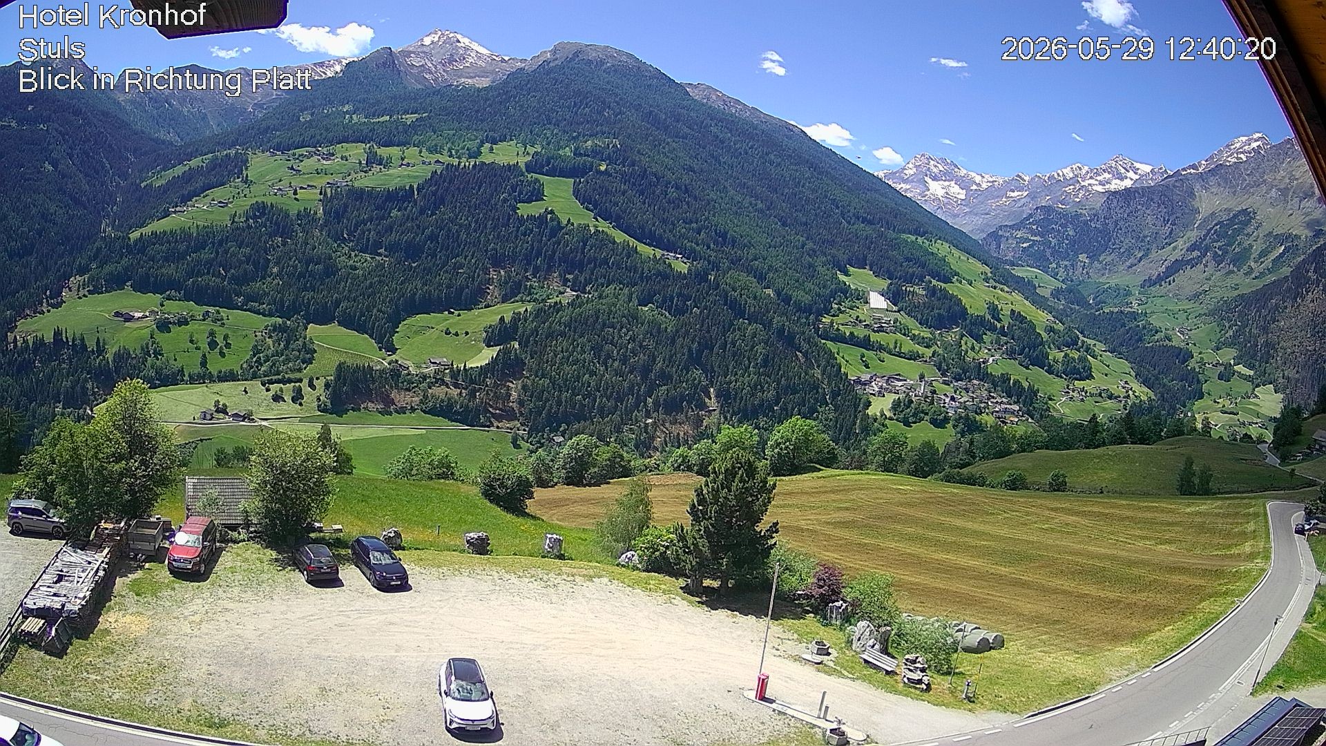 Archiv Foto Webcam Passeiertal: Hotel Kronhof in Stuls