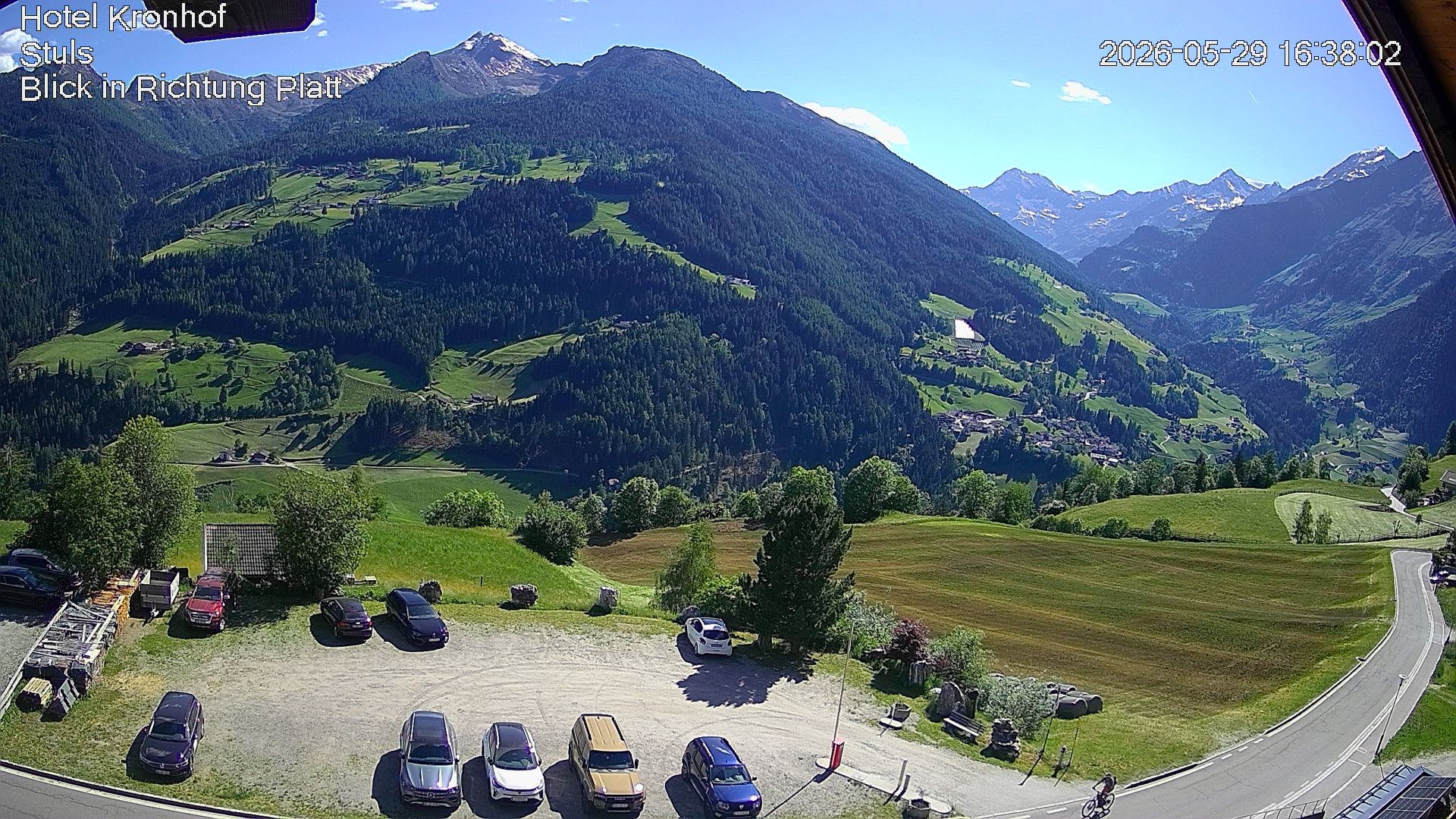 Archiv Foto Webcam Passeiertal: Hotel Kronhof in Stuls