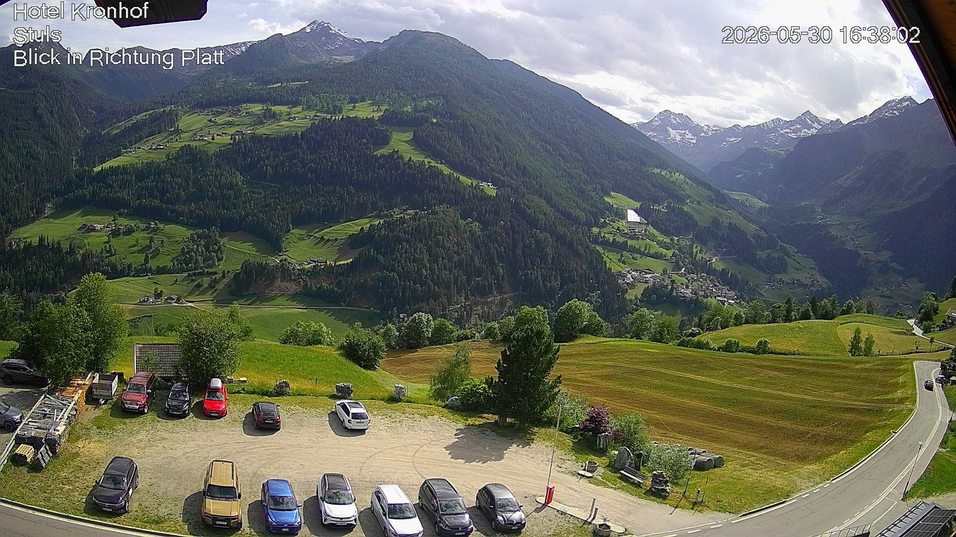 Archiv Foto Webcam Passeiertal: Hotel Kronhof in Stuls
