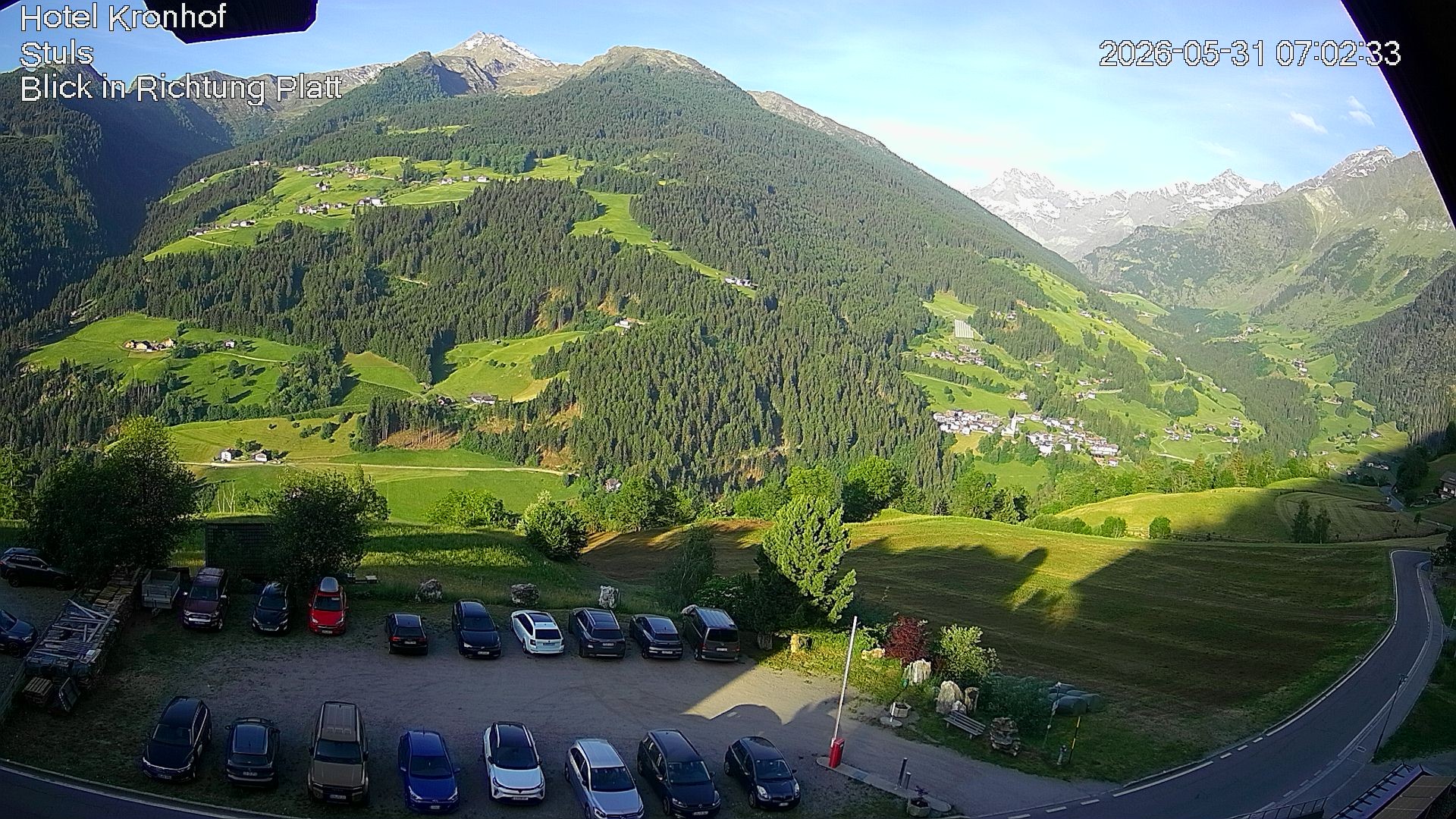 Archiv Foto Webcam Passeiertal: Hotel Kronhof in Stuls